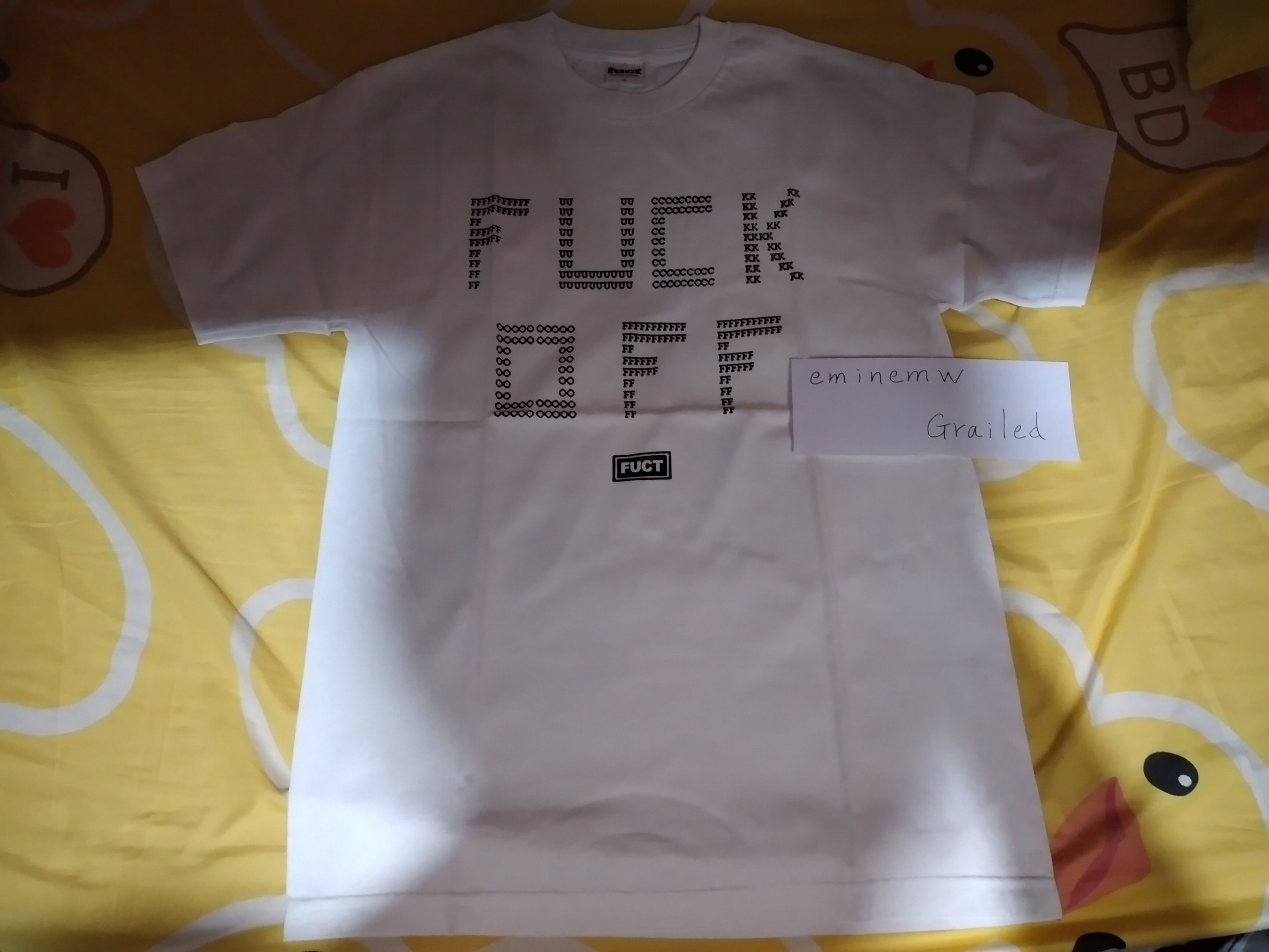 FUCT Fuct Fuck off logo T-Shirt TEE Size US M / EU 48-50 / 2 - 2 Thumbnail