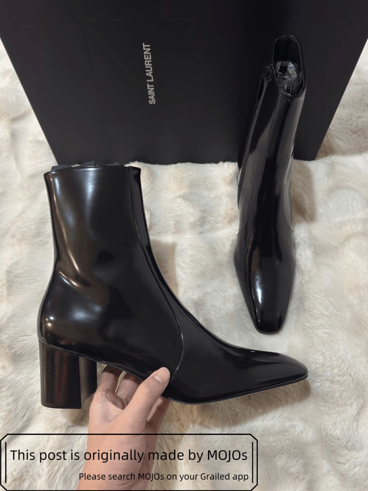 Saint Laurent Paris Sz 44 Saint Laurent Paris 23ss XIV 70 Zipped Boots mojos1445 Size US 11 / EU 44 - 3 Thumbnail