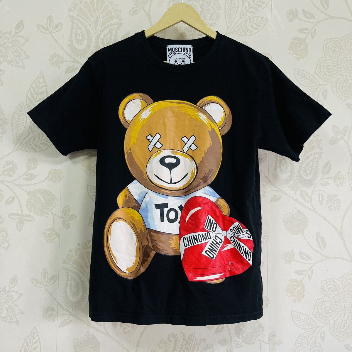 Moschino Moschino Couture Golden Bear Love TShirt Size M Size US M / EU 48-50 / 2 - 3 Thumbnail