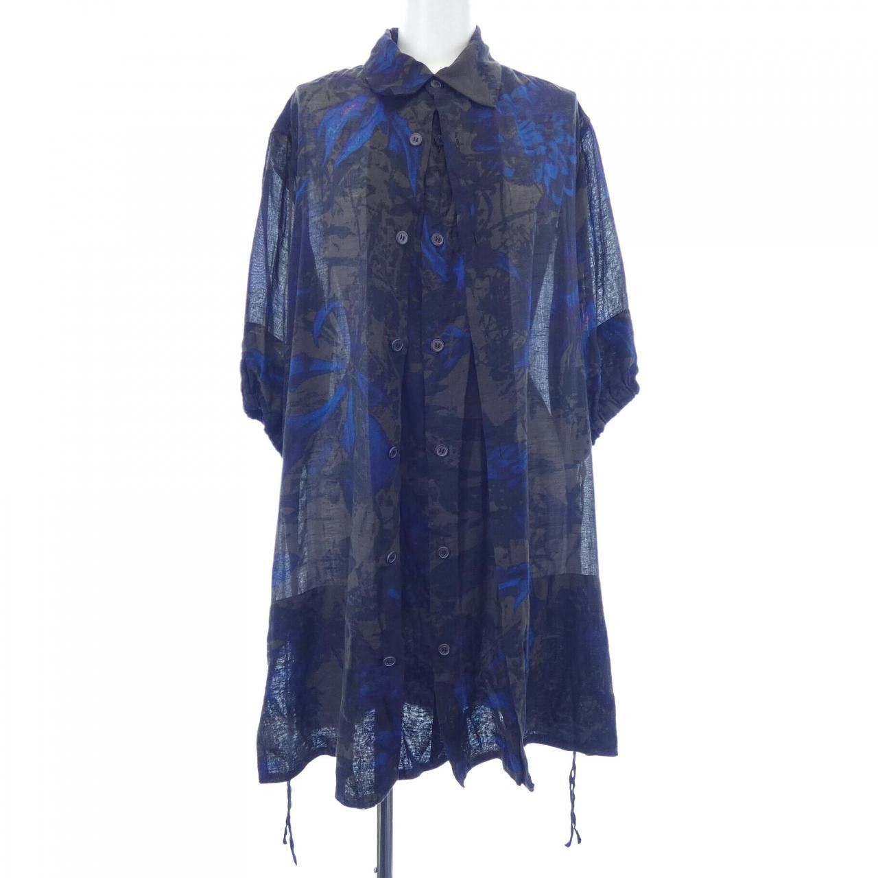 Other Yoji Yamamoto Y's S/S Shirt Cotton Tops YS-B15-025 DUTY FREE for USA Size ONE SIZE - 1 Thumbnail