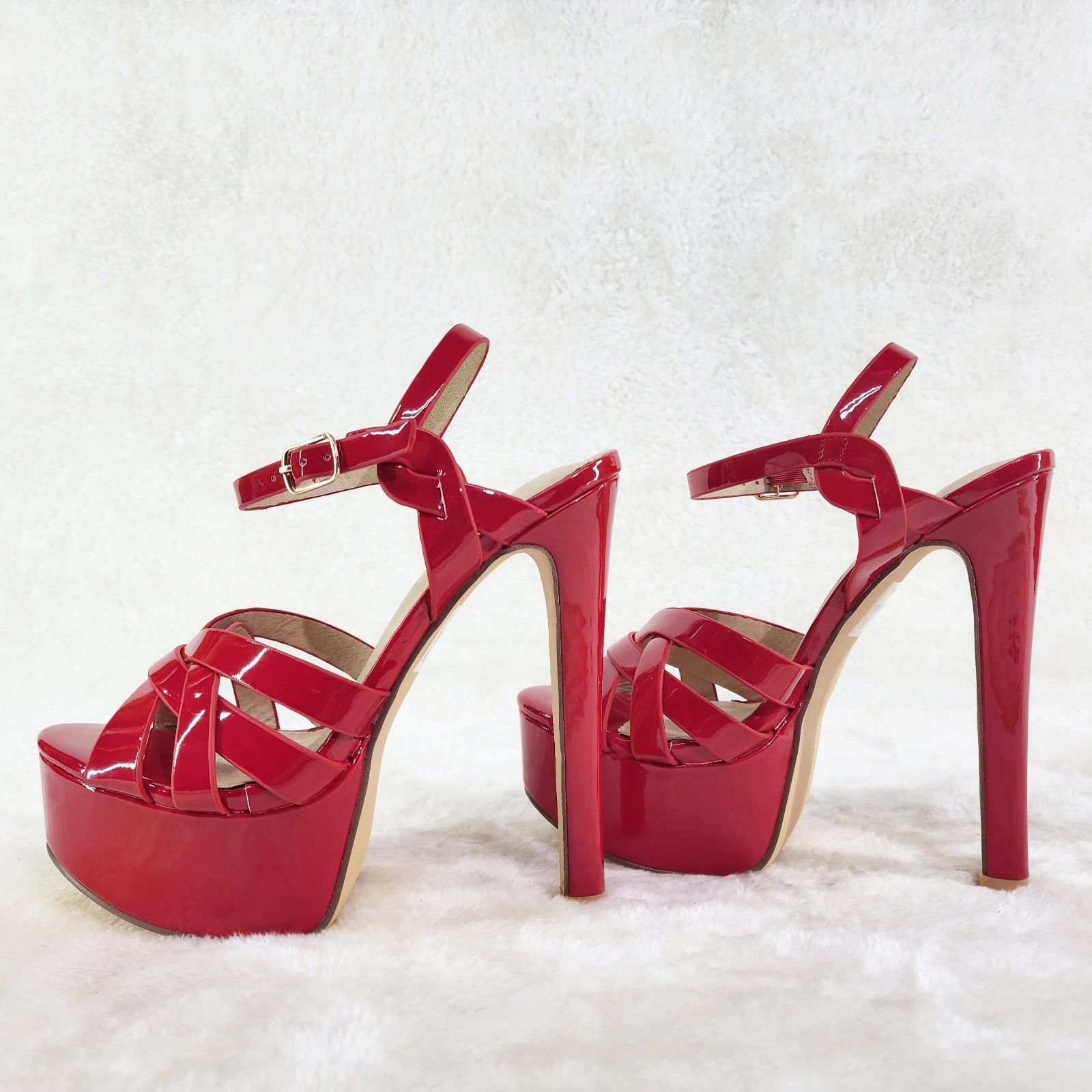 Rihbah Red Patent Platform 6