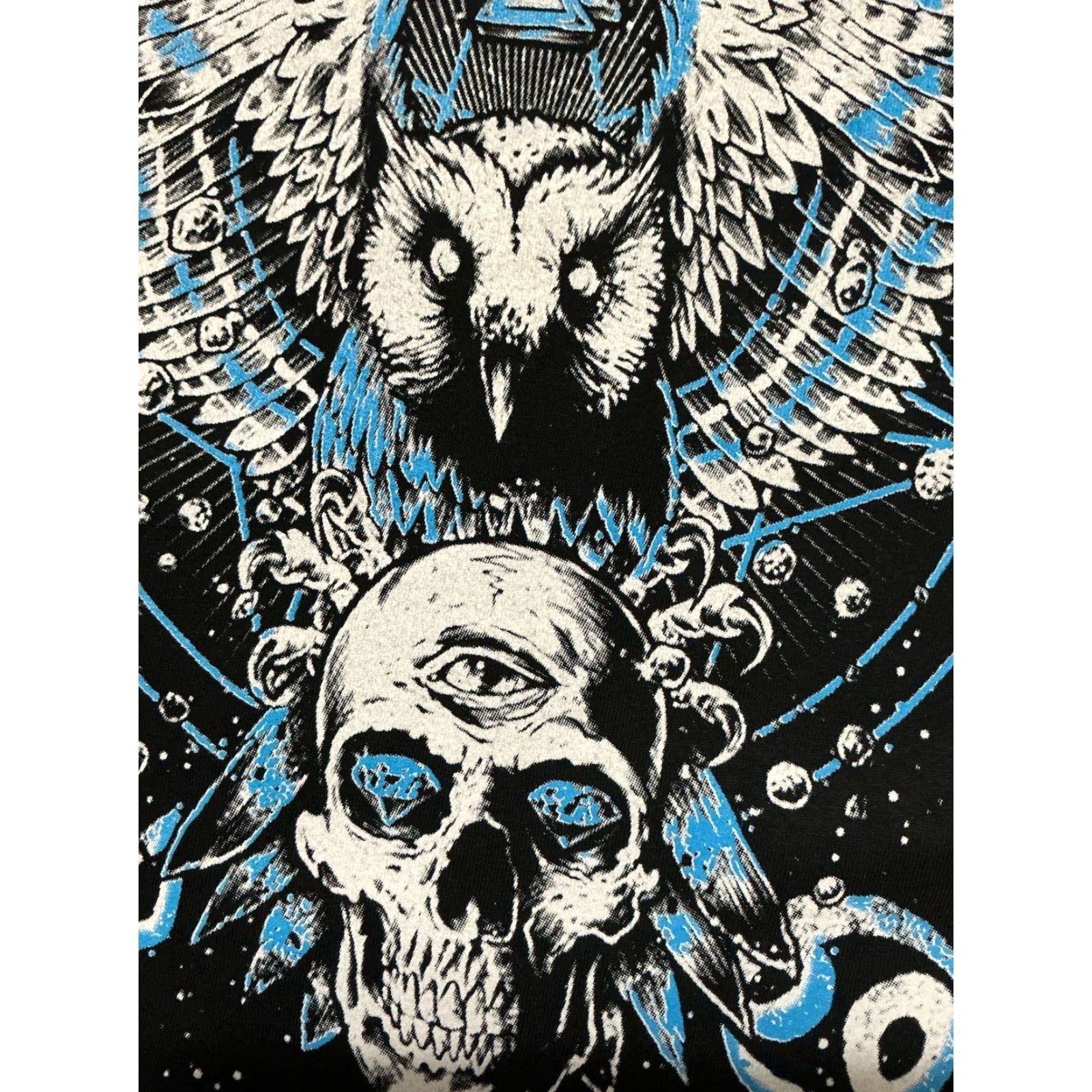 Vintage VINTAGE Deftones North American Tour 2025 The Mars Volta Fleshwater Graphic T-Shirt Mens M Black Owl Skull Pro Dada Band Shirt Size US M / EU 48-50 / 2 - 7 Thumbnail