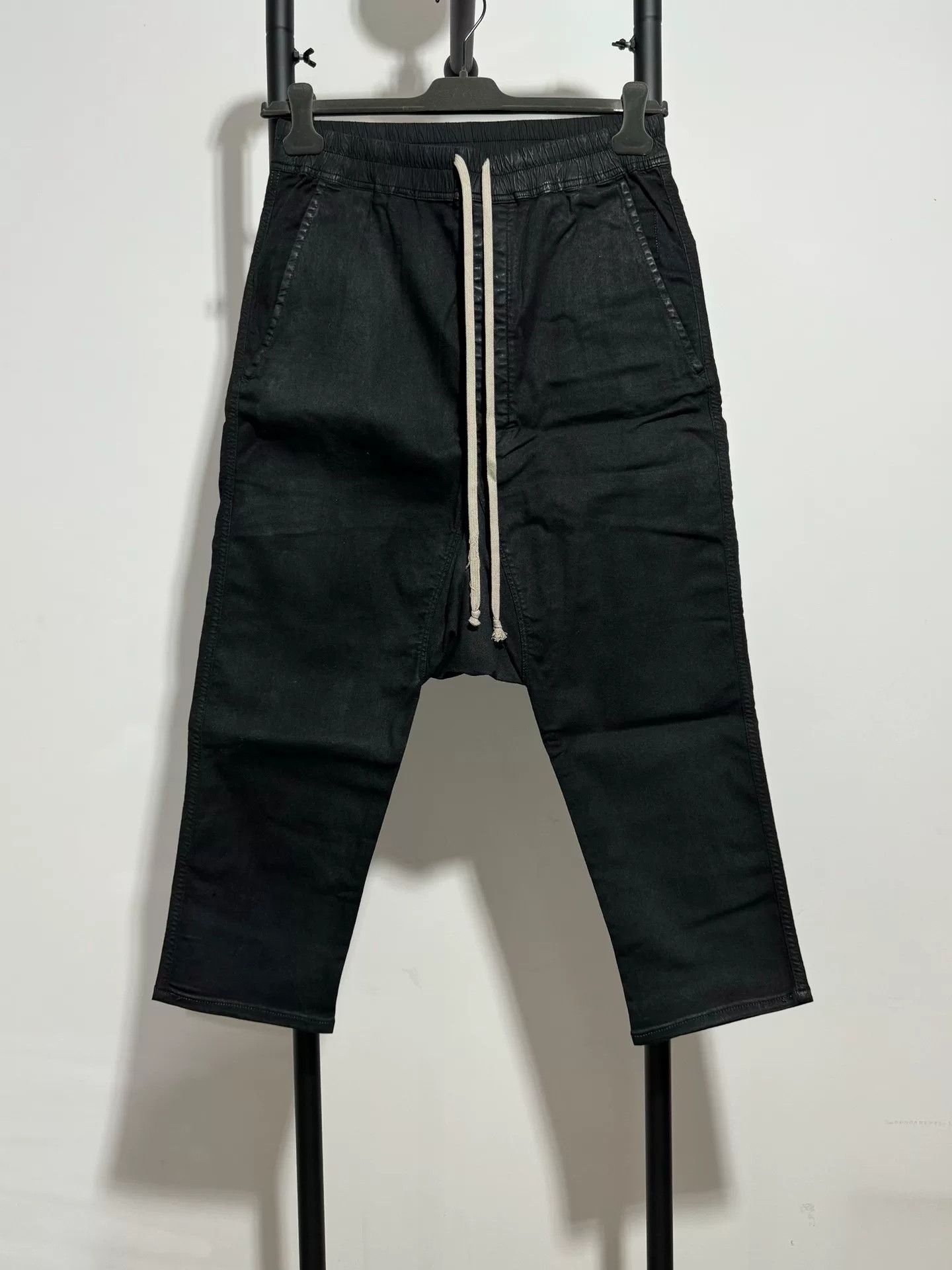 Rick Owens rick owens ro black cropped pants Size US 38 / EU 54 - 1 Thumbnail