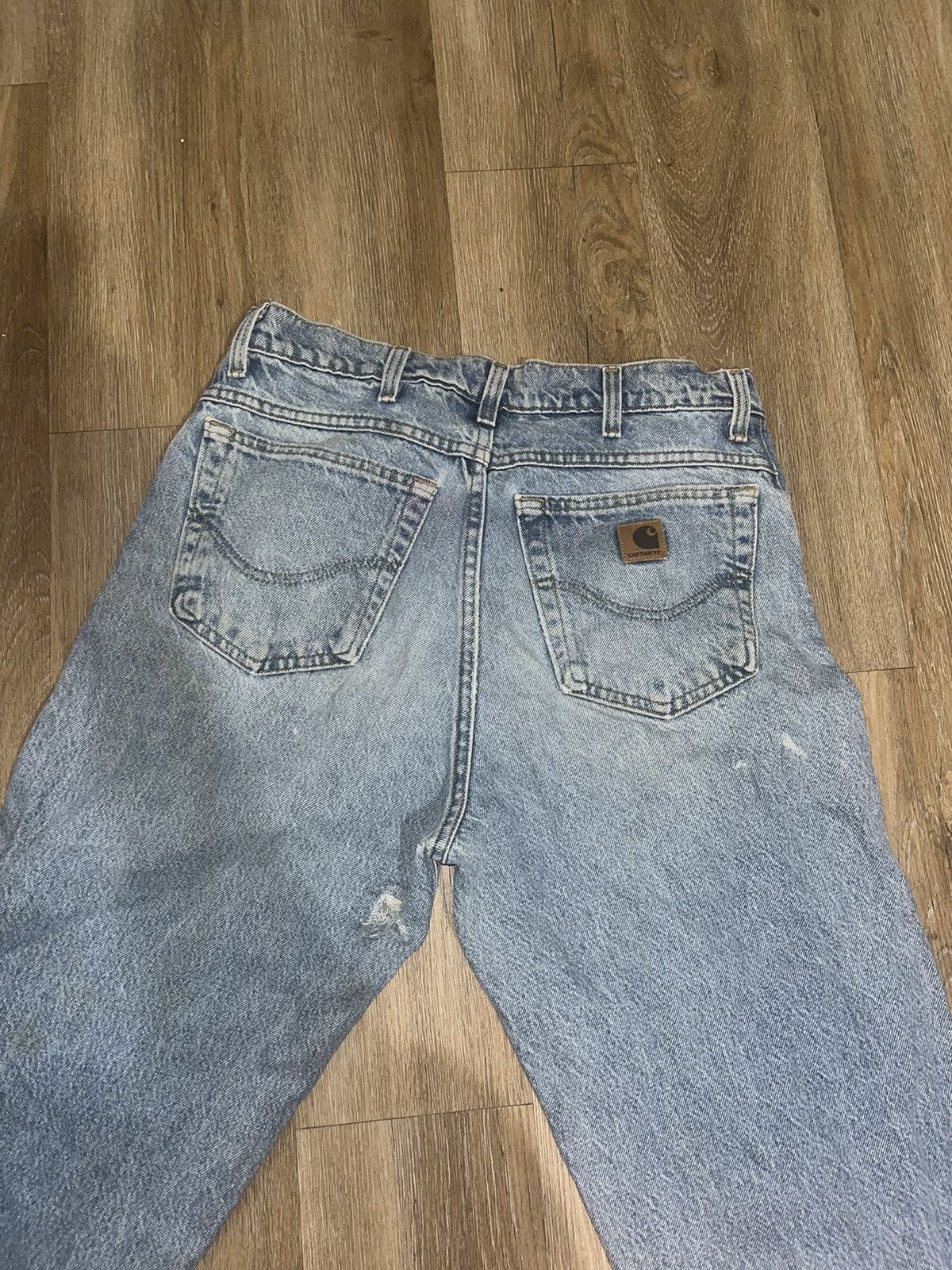 Carhartt Vintage Carhartt Blue Jeans Men’s Size 33x34 Size US 33 - 6 Thumbnail