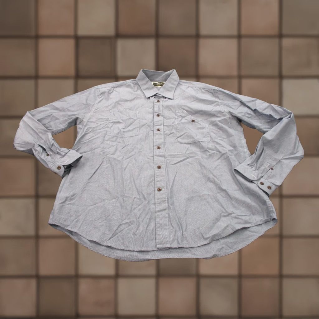 Barbour Barbour Shirt Mens XL Blue Polka Dot Business Casual Workwear Button-Up Knit Cotton Long Sleeve Collared Spread Neckline Lightweight Size US XL / EU 56 / 4 - 1 Thumbnail