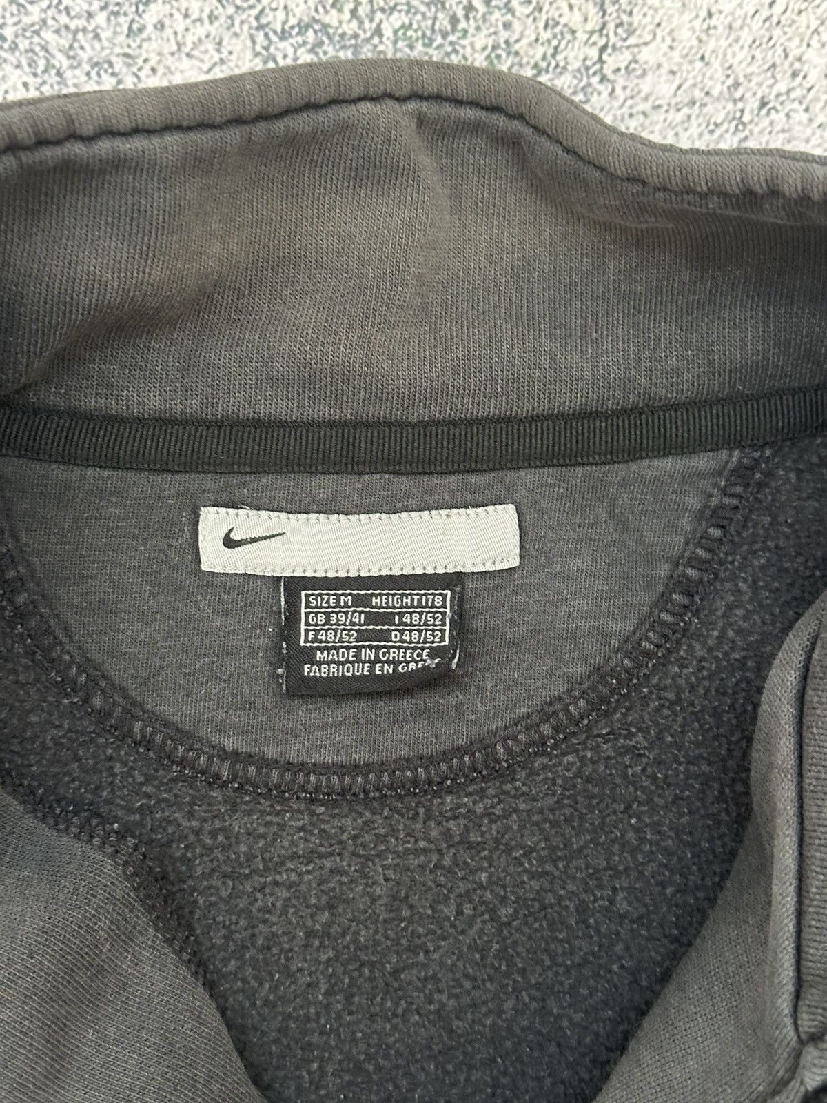 Nike Vintage Nike Sweatshirt Distresed 1/4 Zip Gray Size US M / EU 48-50 / 2 - 11 Thumbnail