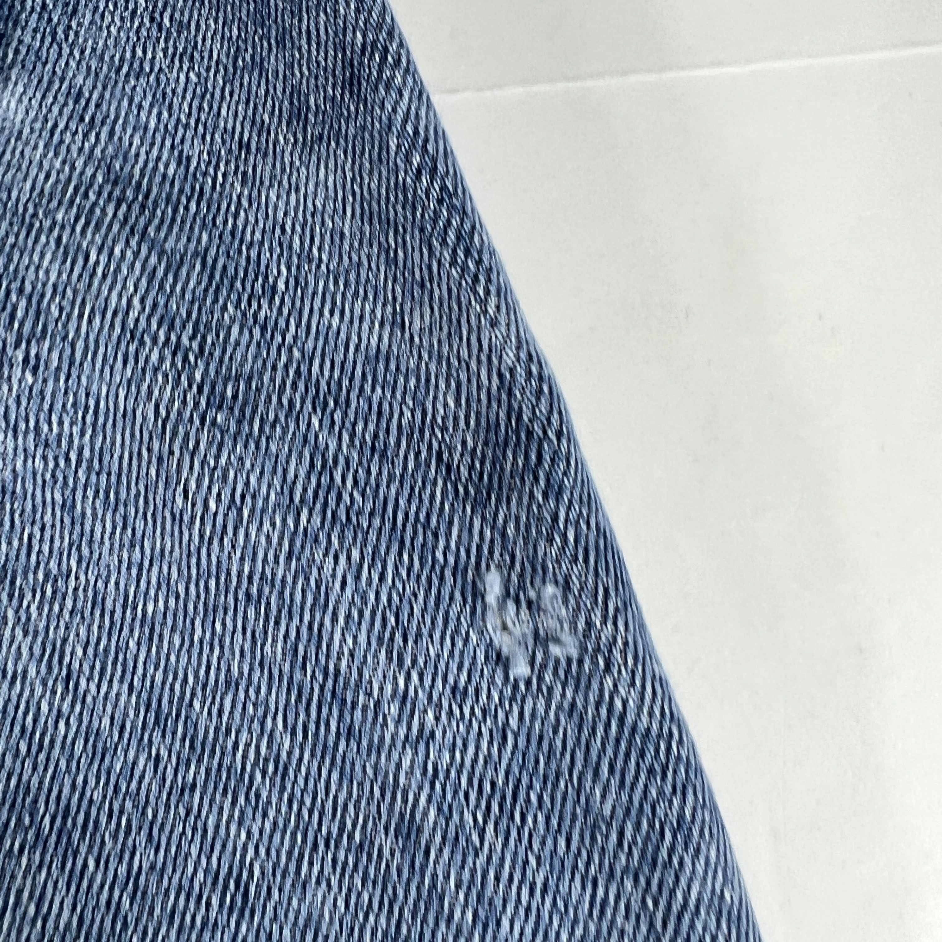 Levi's × Vintage Y2K Levi's Jeans 550 Relaxed Fit Blue Faded Cotton Denim Size US 35 - 4 Thumbnail