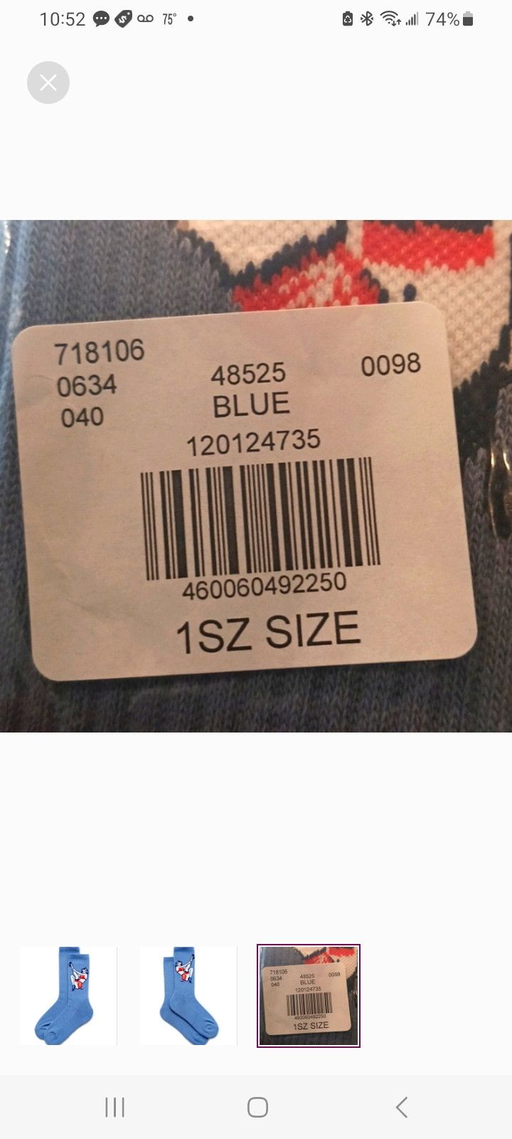 Pacsun PacSun Pin Up Crew Socks Size ONE SIZE - 3 Thumbnail