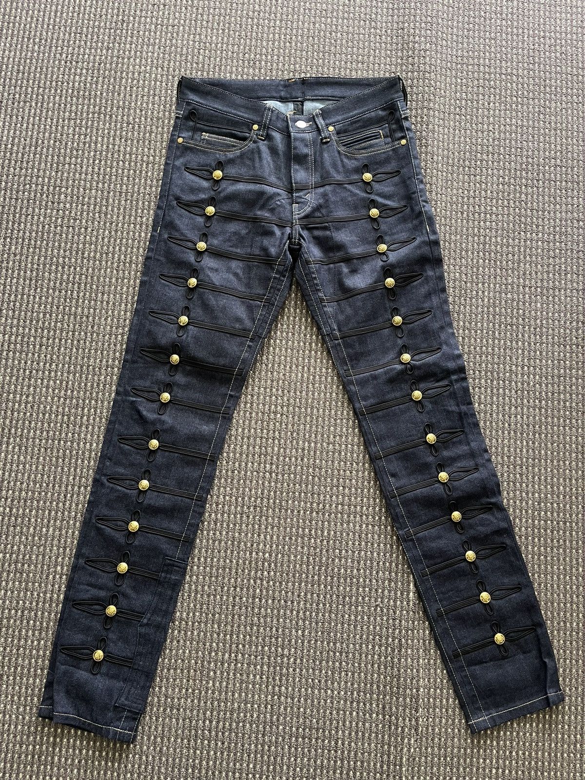 Takahiromiyashita The Soloist. TheSoloist 16AW Button Jeans Size US 30 / EU 46 - 2 Thumbnail
