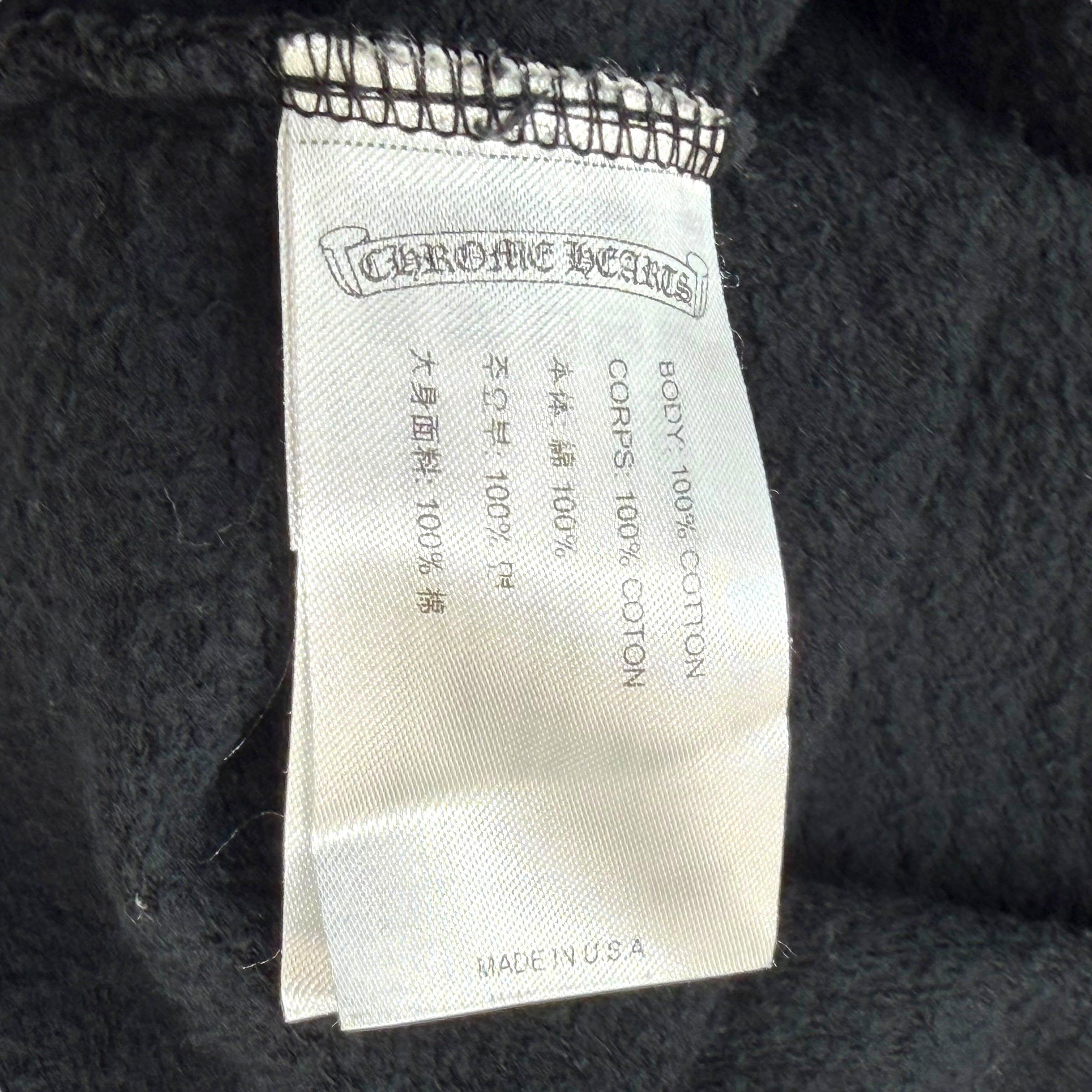 Chrome Hearts Chrome Hearts Neck Logo Black Crewneck L Size US L / EU 52-54 / 3 - 5 Thumbnail