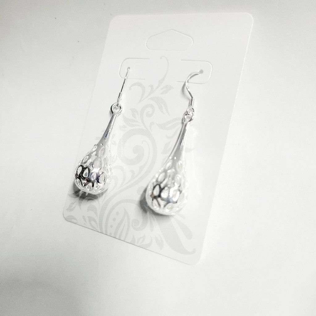 Other .925 Sterling silver hollow dangle earrings Size ONE SIZE - 3 Thumbnail