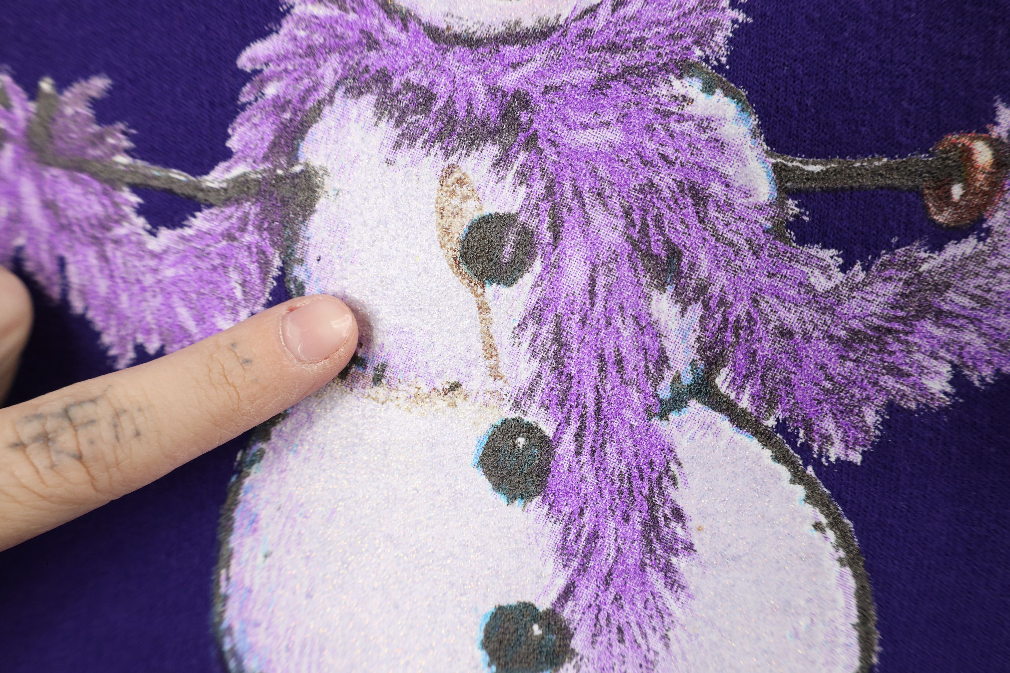 Vintage Vintage Y2K 2003 Christmas Snow Woman Dress Up Sweatshirt Size M / US 6-8 / IT 42-44 - 6 Thumbnail