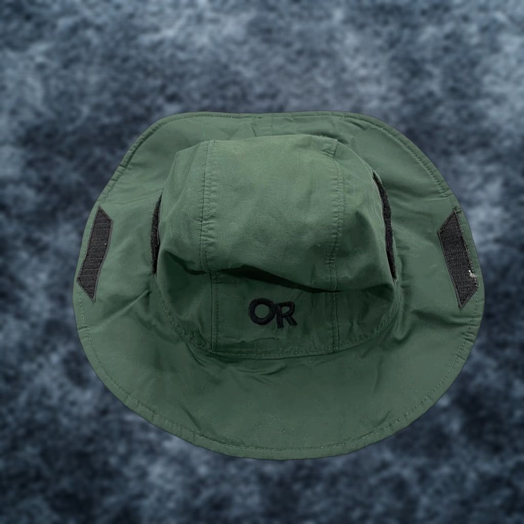 Outdoor Research VINTAGE Outdoor Research Boonie Hat Unisex Adults Medium Green Waterproof GORE-TEX Lined Wide Brim Size ONE SIZE - 1 Thumbnail
