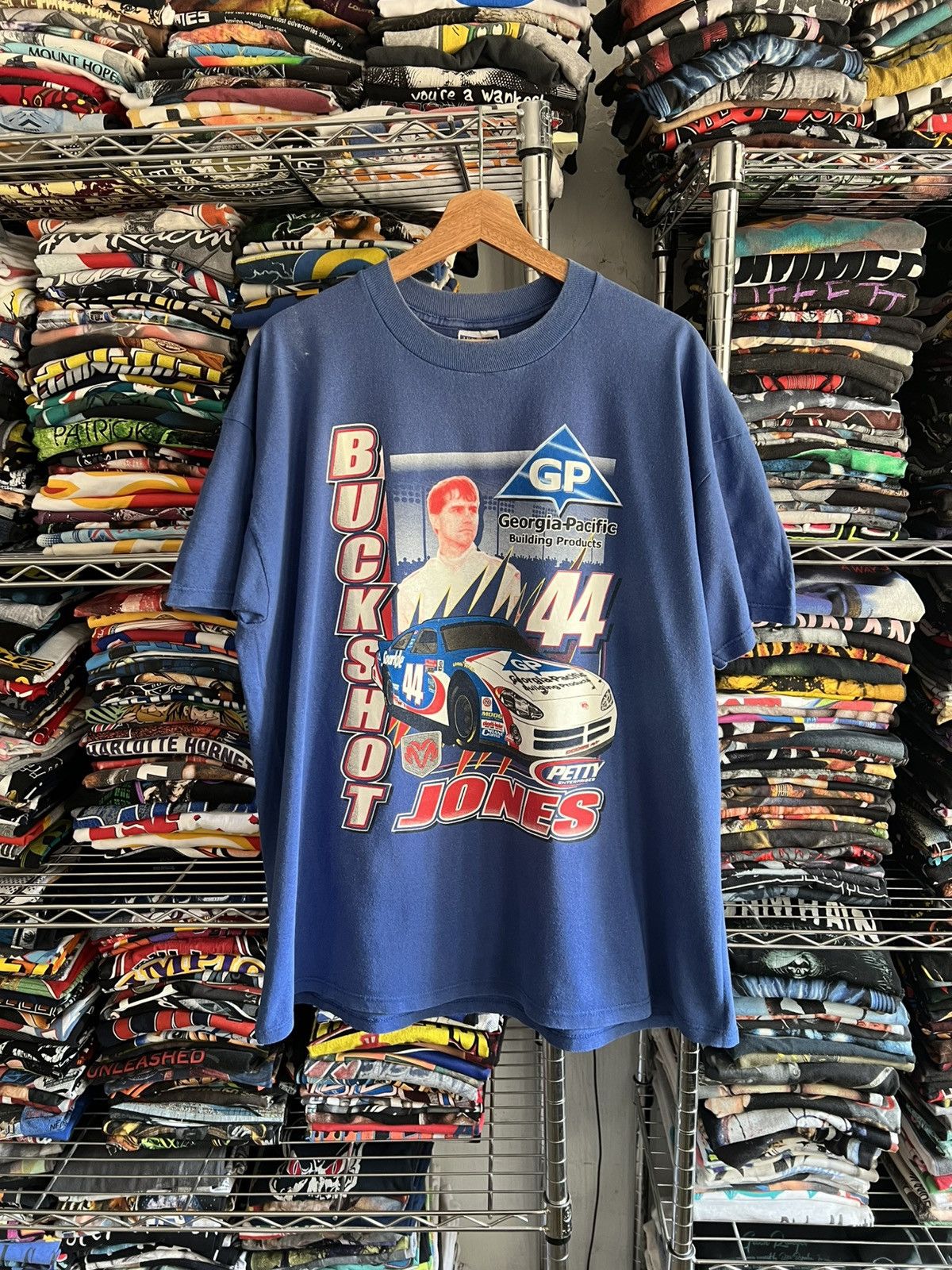 NASCAR 2000 Buckshot Jones Racing Tee Motorsports Size US XL / EU 56 / 4 - 1 Thumbnail