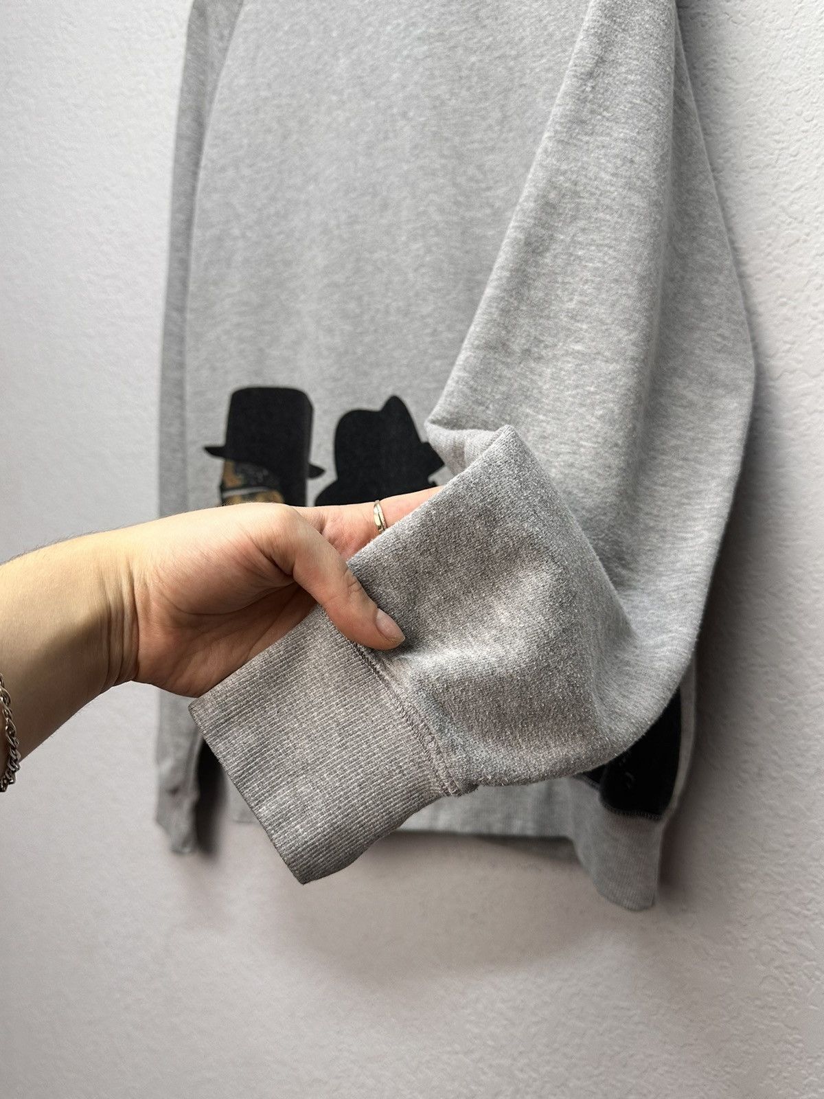 RUN DMC Vintage Run DMC Grey Graphic Sweatshirt Size L Size US L / EU 52-54 / 3 - 4 Thumbnail