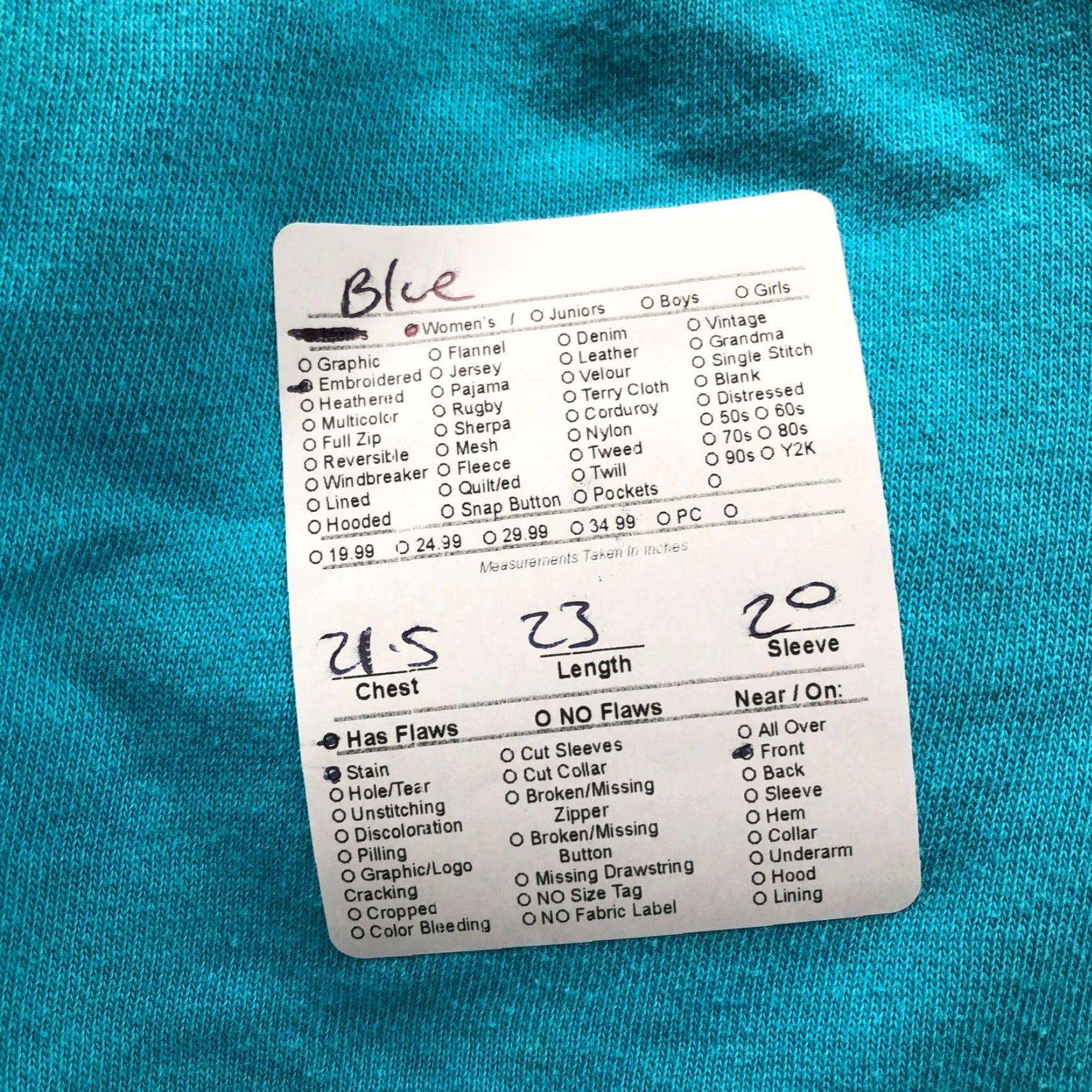Nike VINTAGE? Nike Solo Swoosh Fleece Hoodie Sweatshirt Womens Large Long Sleeve Aqua White Size L / US 10 / IT 46 - 2 Thumbnail