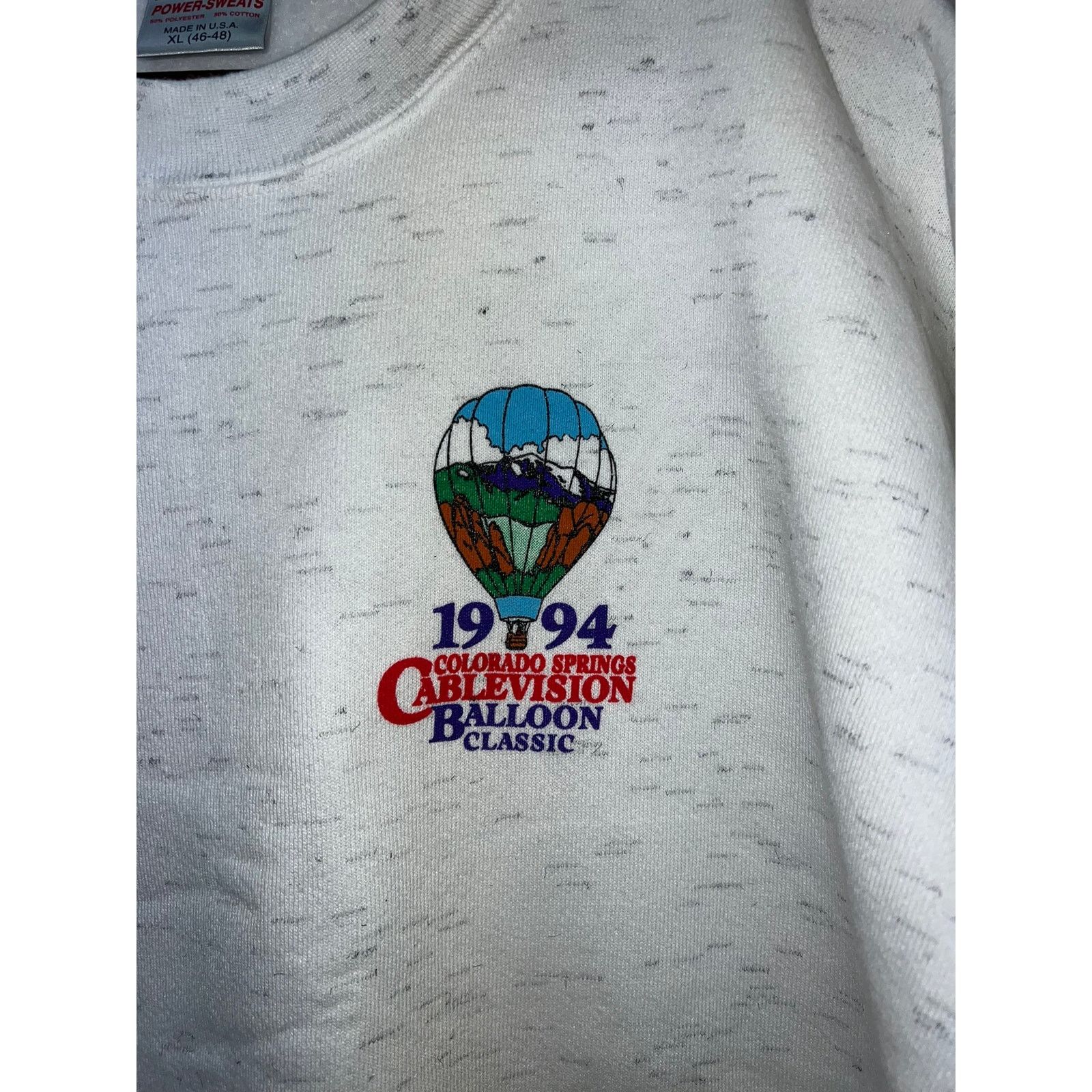 Vintage Vintage Hot Air Balloon Sweatshirt Crewneck Cablevision XL Size US XL / EU 56 / 4 - 4 Thumbnail