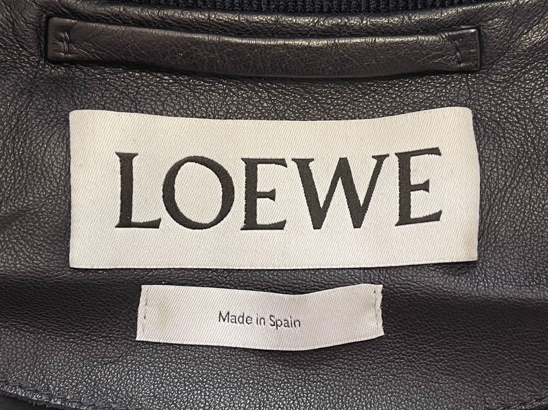 Loewe Loewe Basic Leather Jacket Navy Size 50 M Lambskin Size US M / EU 48-50 / 2 - 5 Thumbnail