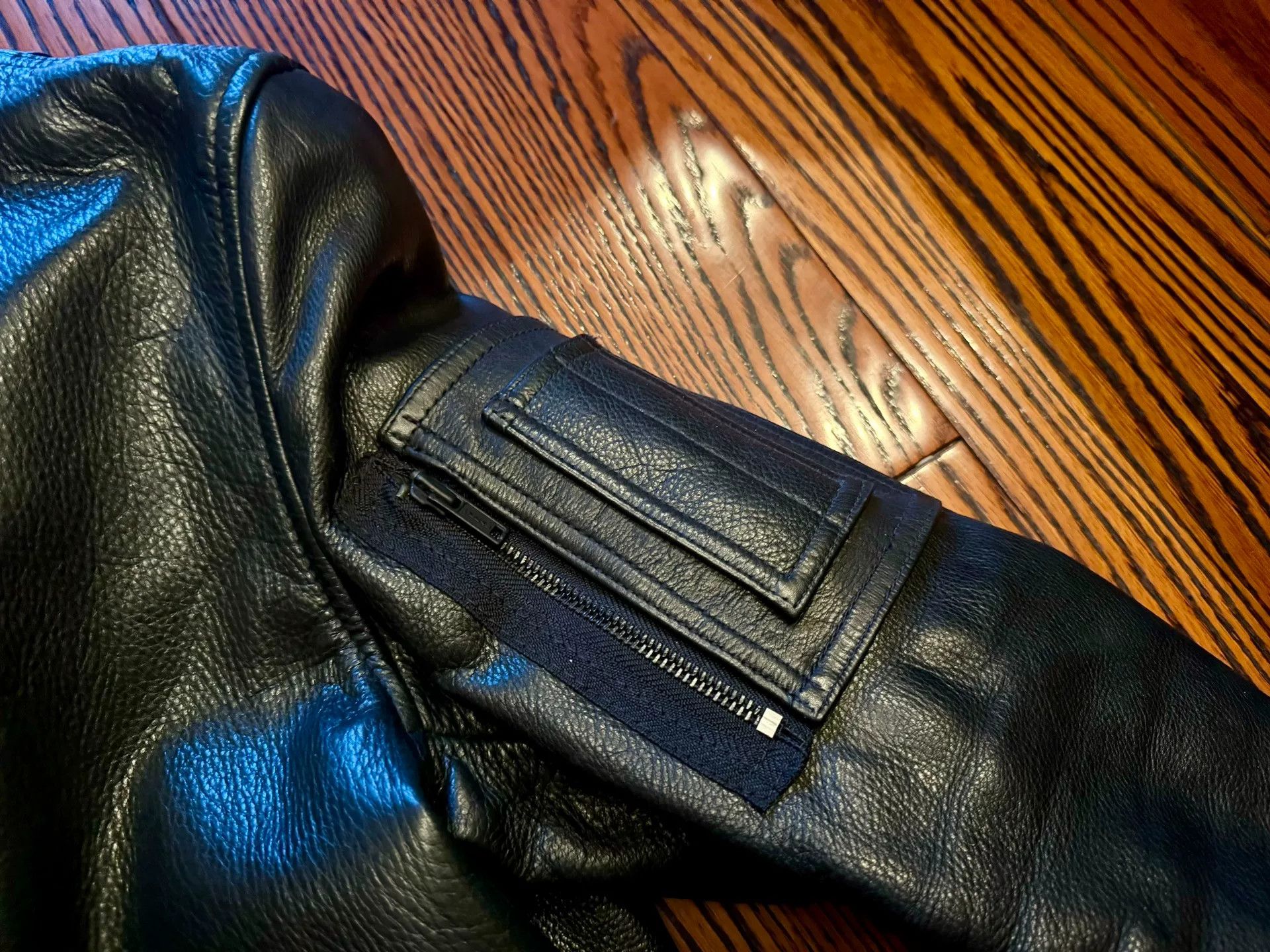 Schott × Supreme Supreme x Schott MA-1 Leather Bomber Jacket Size US S / EU 44-46 / 1 - 3 Thumbnail