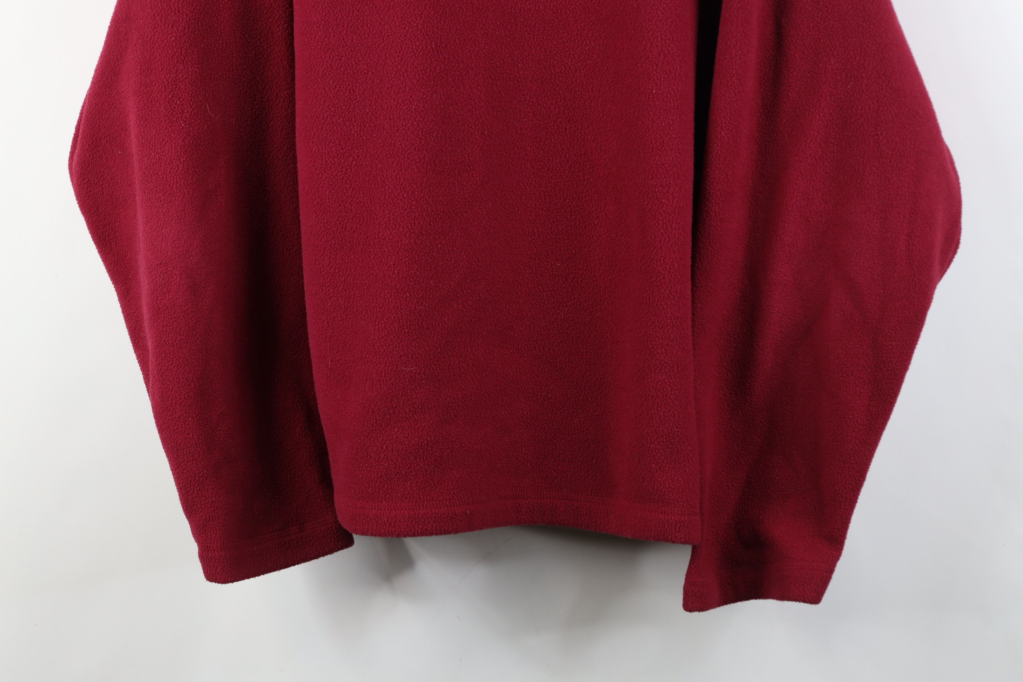 J.Crew Vintage 90s J Crew Blank Boxy Fit Fleece Sweater Red USA Size US L / EU 52-54 / 3 - 3 Thumbnail