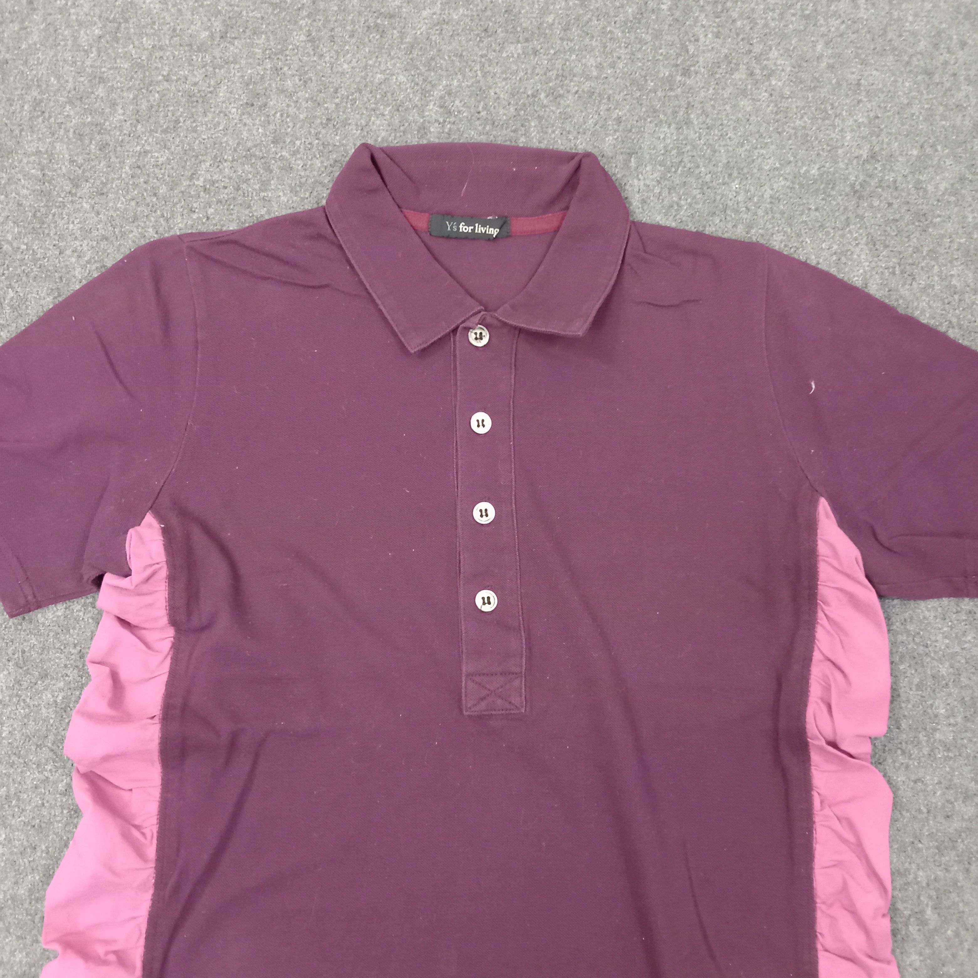 Y's Y's For Living by Yohji Yamamoto Designer Polos C249N26 Size XS / US 0-2 / IT 36-38 - 2 Thumbnail