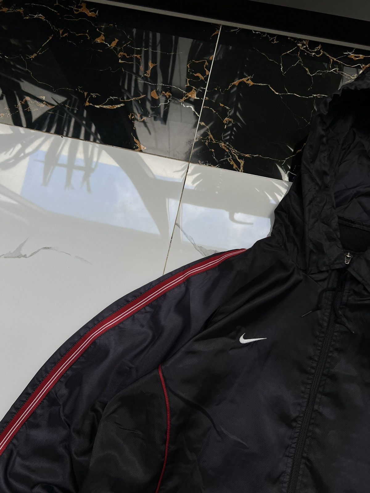 Nike × Vintage 90's NIKE RETRO DOUBLE SWOOSH Y2K TRACK JACKET GORPCORE Size US M / EU 48-50 / 2 - 3 Thumbnail