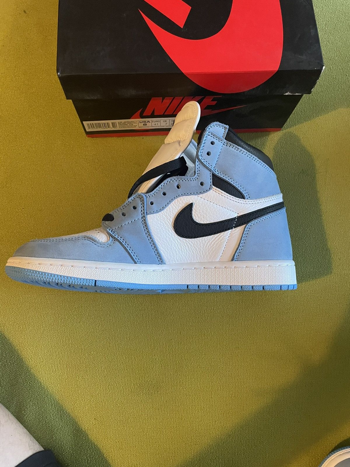 Nike Jordan 1 University Blue Size US 8 / EU 41 - 6 Thumbnail