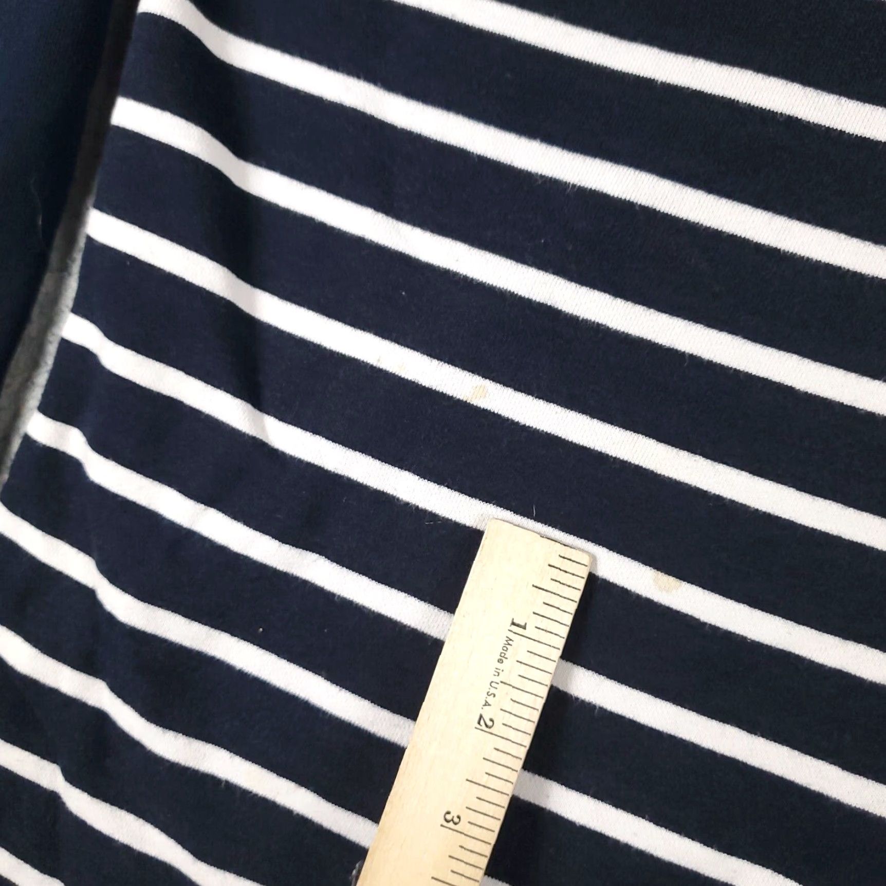 Ralph Lauren VINTAGE Ralph Lauren Sweater Pullover Women’s Medium Blue Striped Cotton Modern Fall Winter Size M / US 6-8 / IT 42-44 - 6 Thumbnail