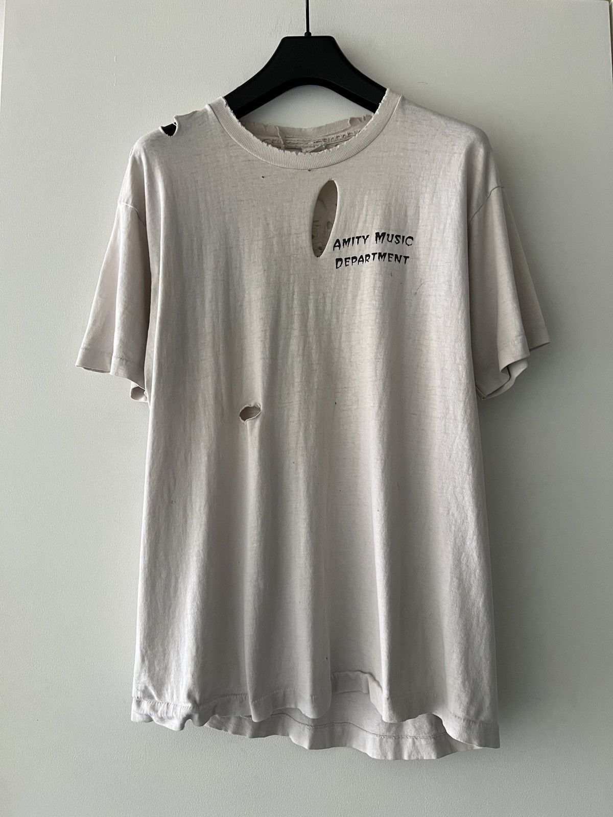 Vintage Vintage Thrashed Single Stitch 90s Amityville Horror Tee Size US L / EU 52-54 / 3 - 6 Thumbnail