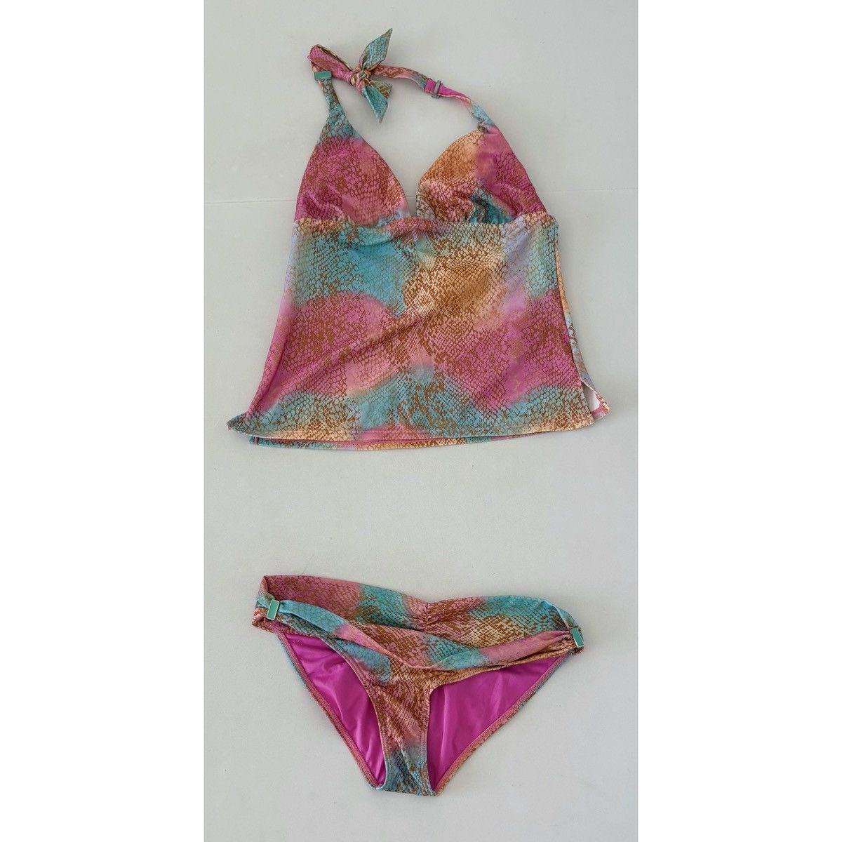 Other Raisins Snakeskin Tankini Top Bottoms Swimwear Set Size S ✨ Size S / US 4 / IT 40 - 3 Thumbnail