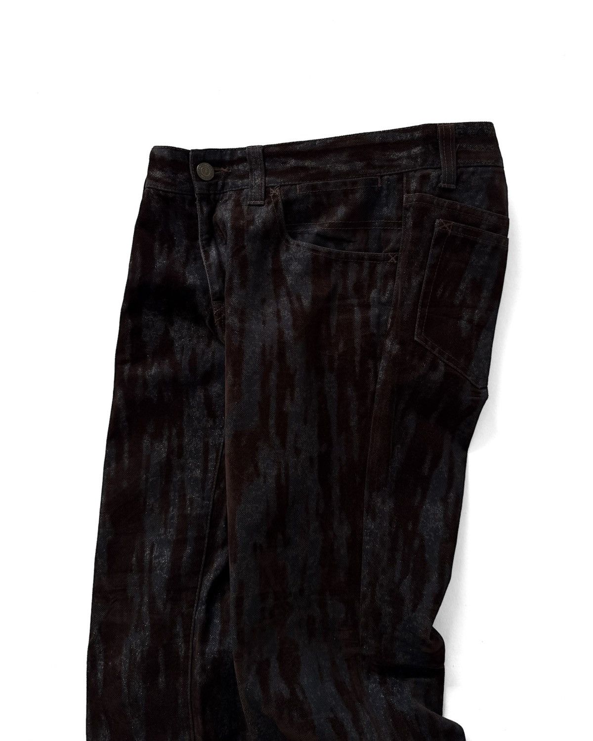 Tornado Mart TORNADO MART VELVET & GLITTER LOW-RISE JEANS Size US 31 - 4 Thumbnail