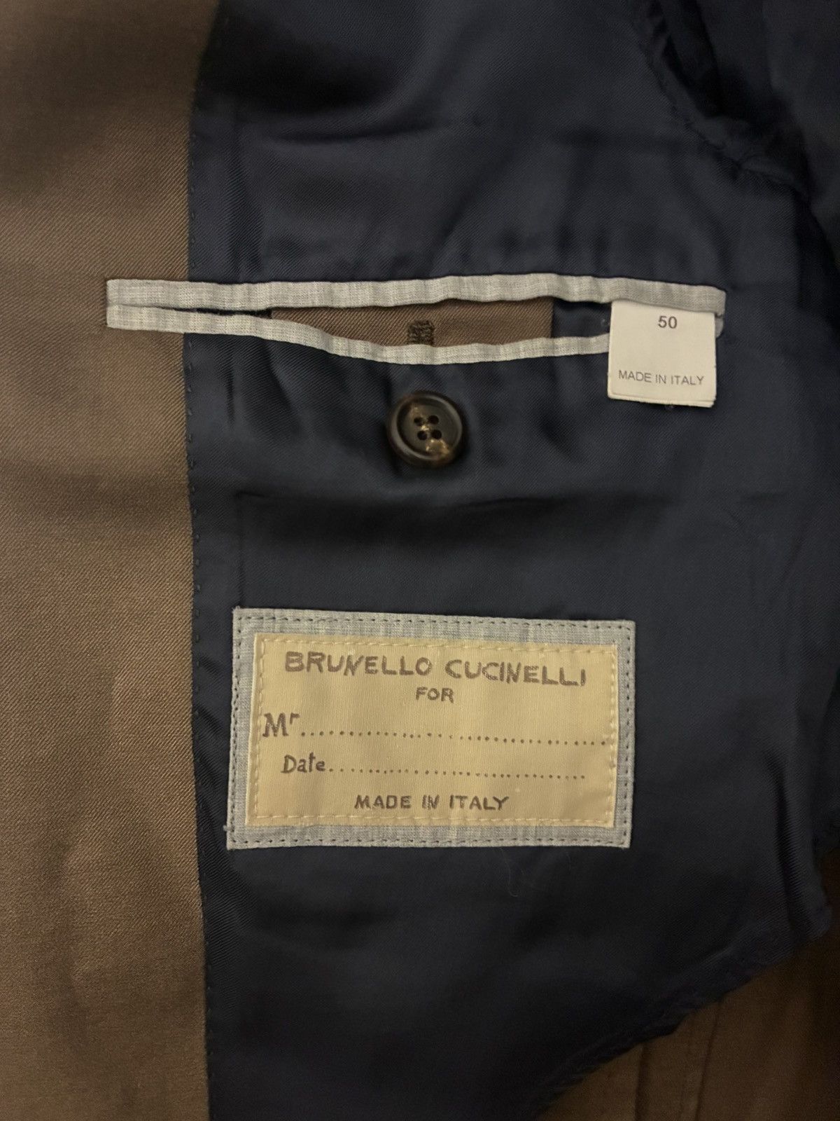 Brunello Cucinelli Brunello Cucinelli brown wool suit size it 50 / uk 40 / m Size 40R - 3 Thumbnail