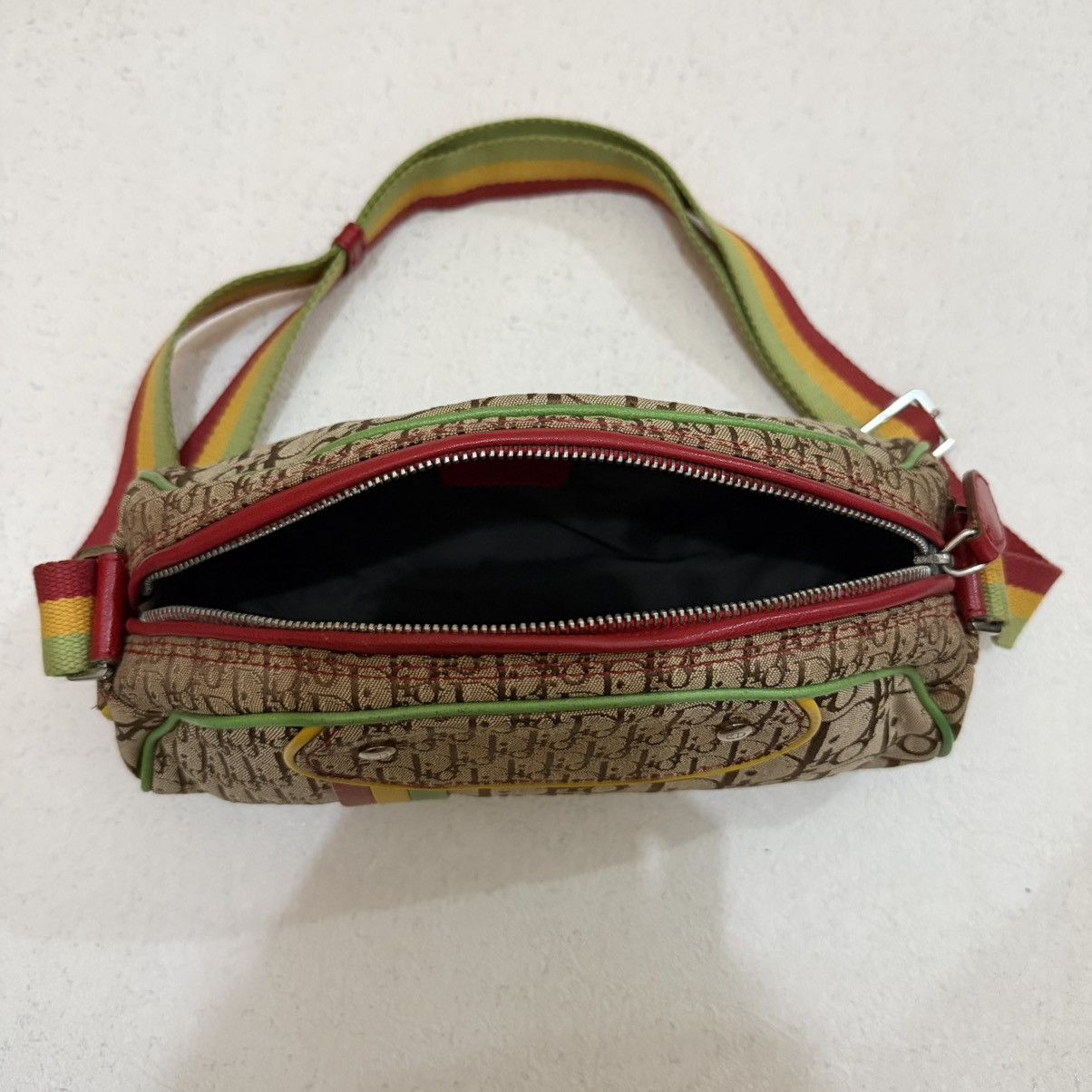 Dior Christian Dior By Galliano Fw/2004 Rasta Cross Body Bag Size ONE SIZE - 9 Thumbnail