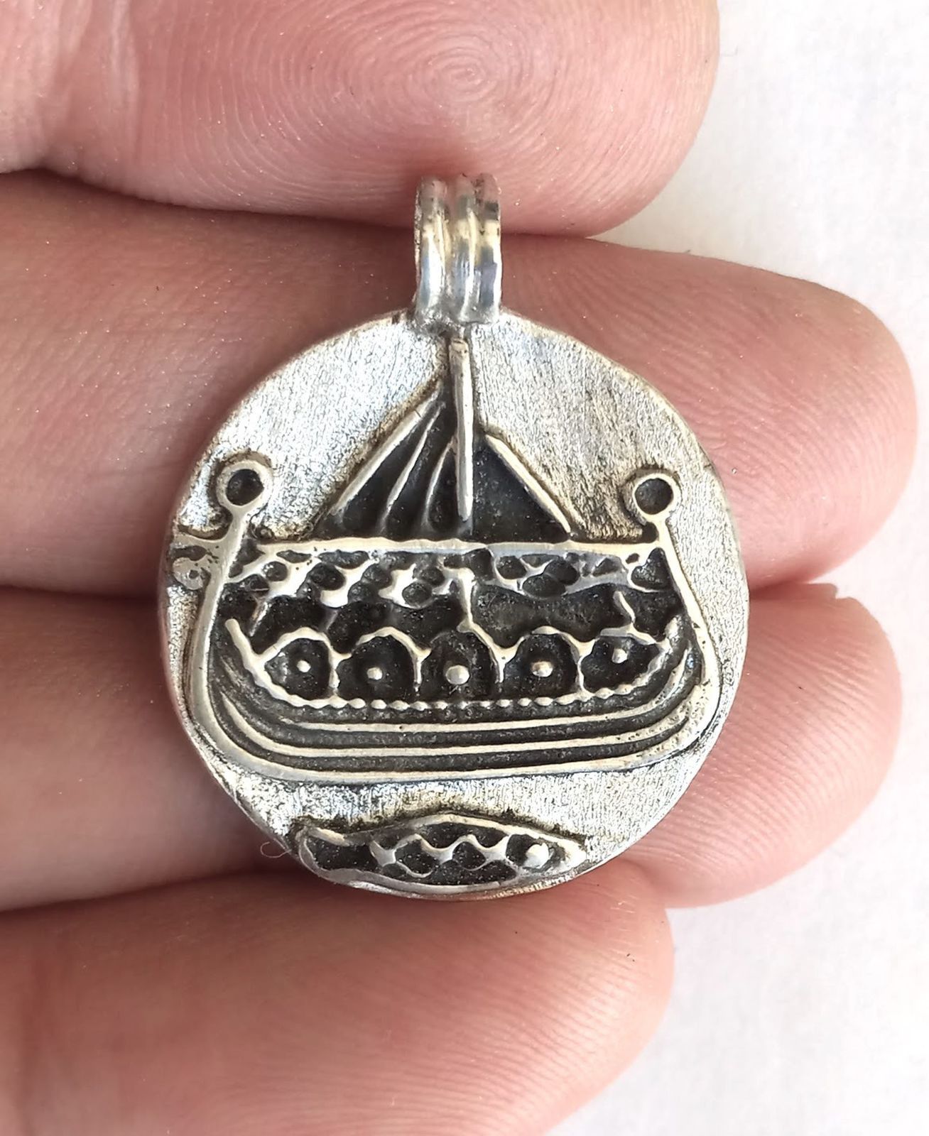 Other Viking Celtic ship pendant sterling silver .925 Size ONE SIZE - 1 Thumbnail