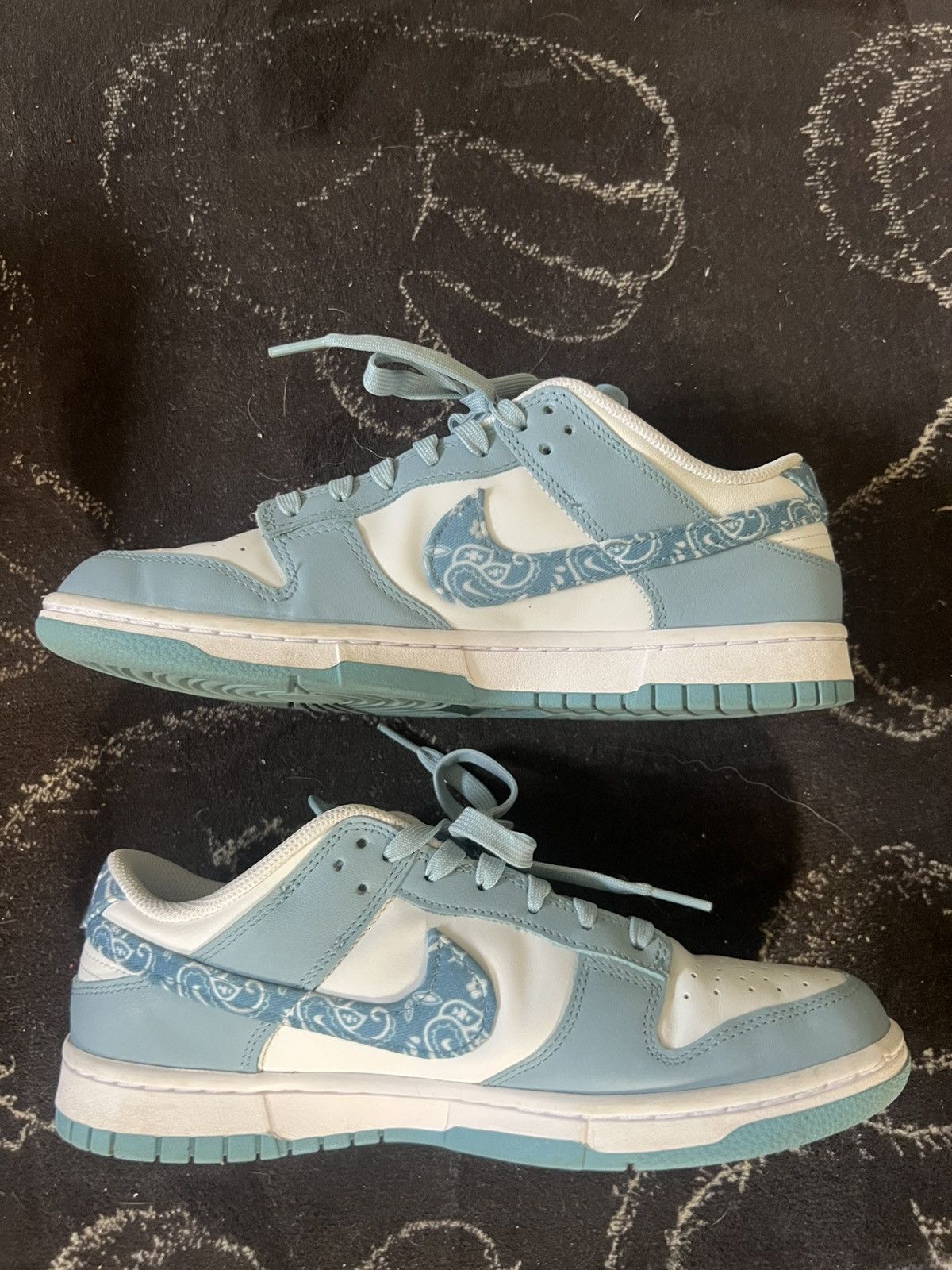 Nike Nike dunk - Paisley Work Blue (2022) Size US 8.5 / EU 41-42 - 2 Thumbnail