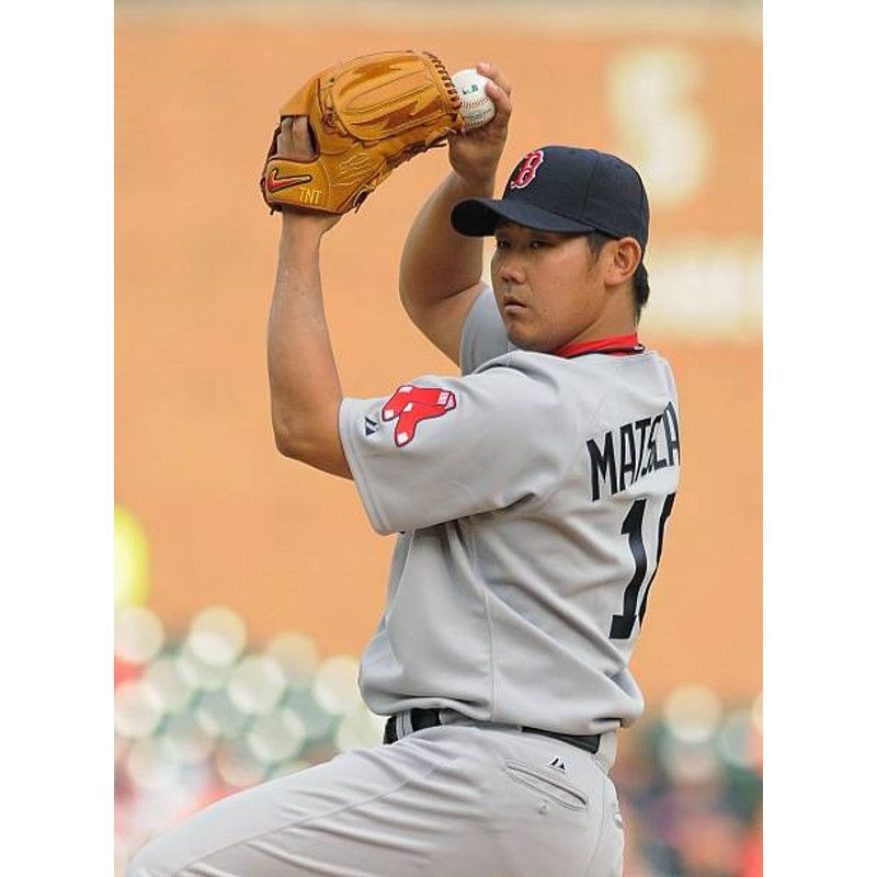 MLB × Majestic MATSUZAKA #18 Boston Red Sox 2000s Majestic jersey MLB vtg Size US XL / EU 56 / 4 - 7 Thumbnail