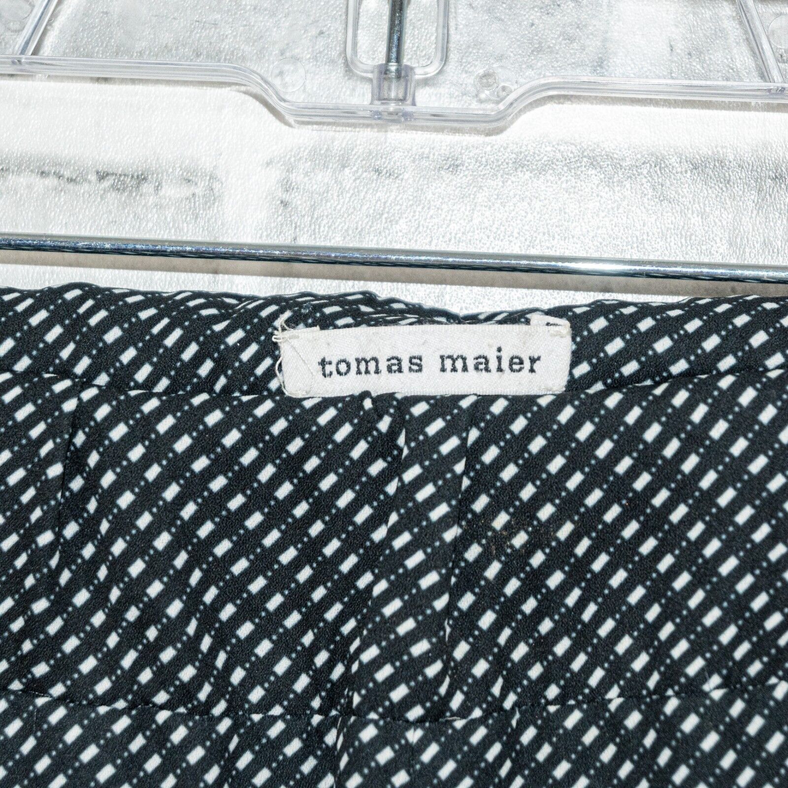 Tomas Maier Tomas Maier Elastic waist Easy Pants in Black white size 6 Size 28" / US 6 / IT 42 - 2 Thumbnail