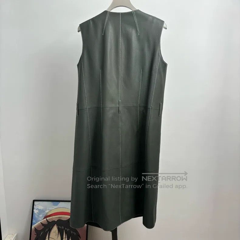 Hermes Hermes Teal Green Leather Vest Size XS / US 0-2 / IT 36-38 - 2 Thumbnail