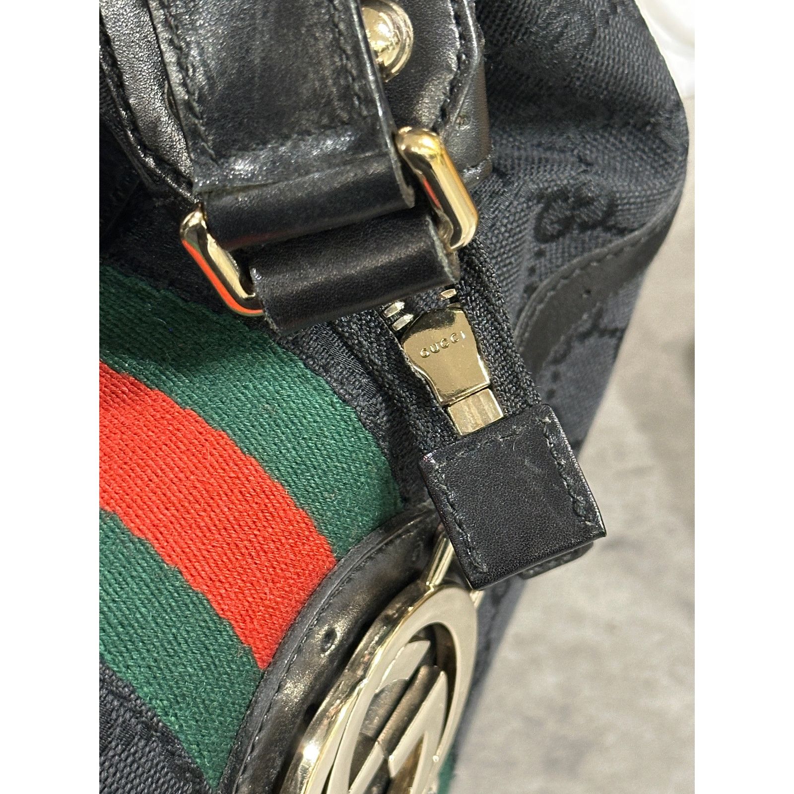 Gucci 2000s Gucci GG canvas web hobo bag Size ONE SIZE - 10 Thumbnail