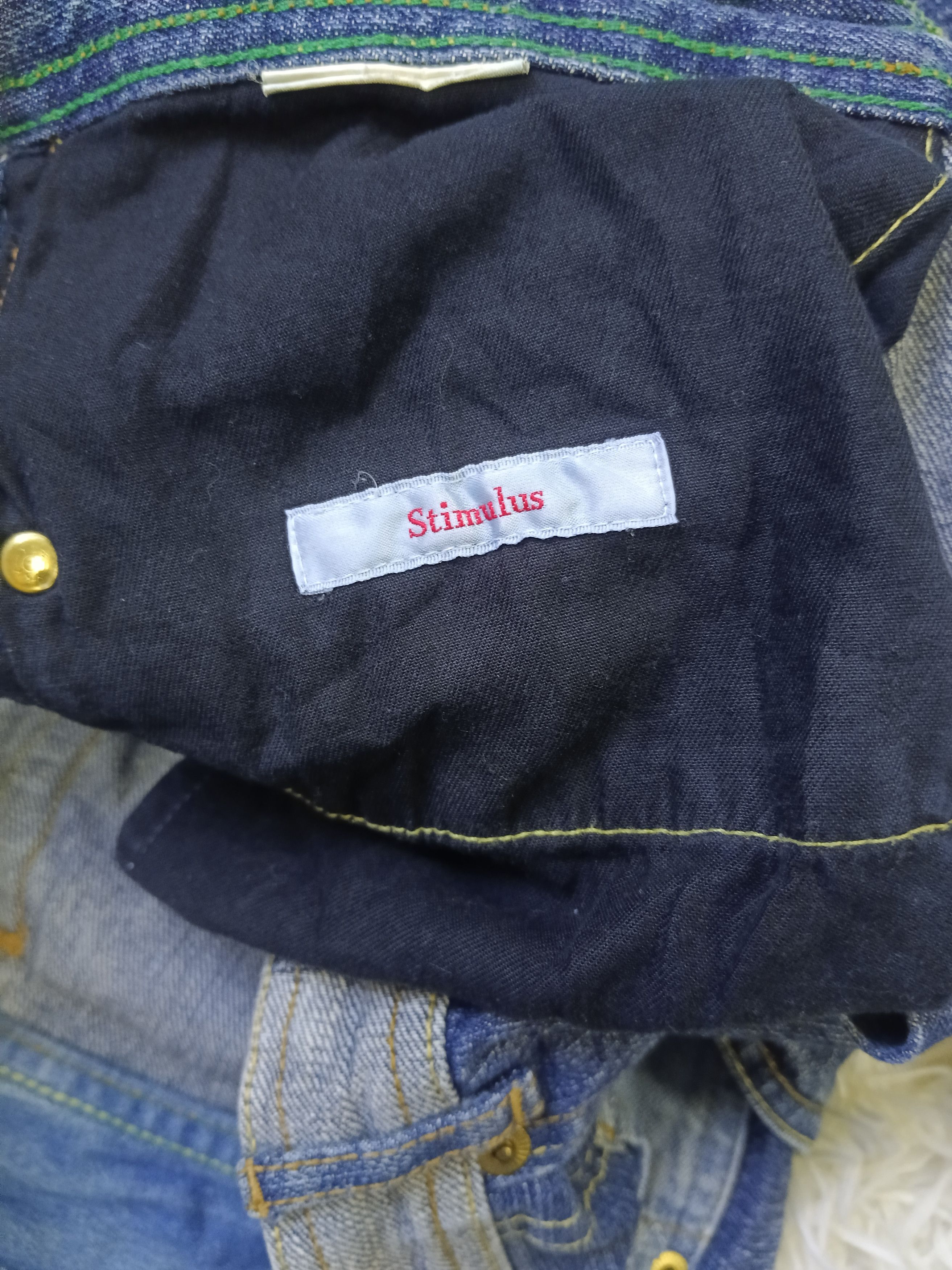 Japanese Brand DISTRESSED RIPED STIMULUS DENIM PANTS Size US 32 / EU 48 - 7 Thumbnail
