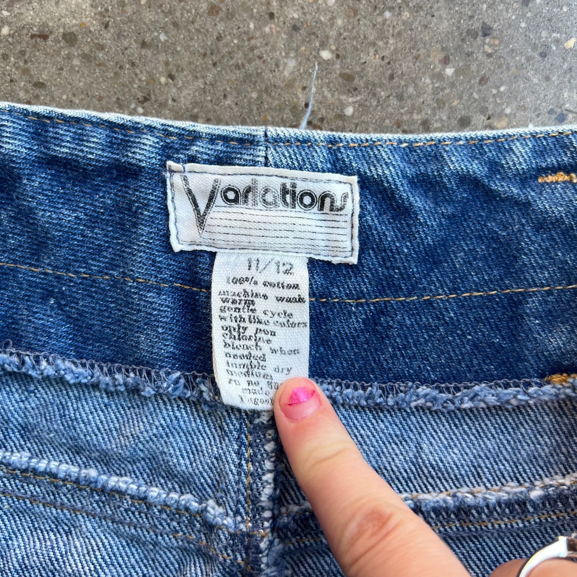 Vintage Vintage Y2K Variations Denim Midi Skirt Size 28" / US 6 / IT 42 - 4 Thumbnail