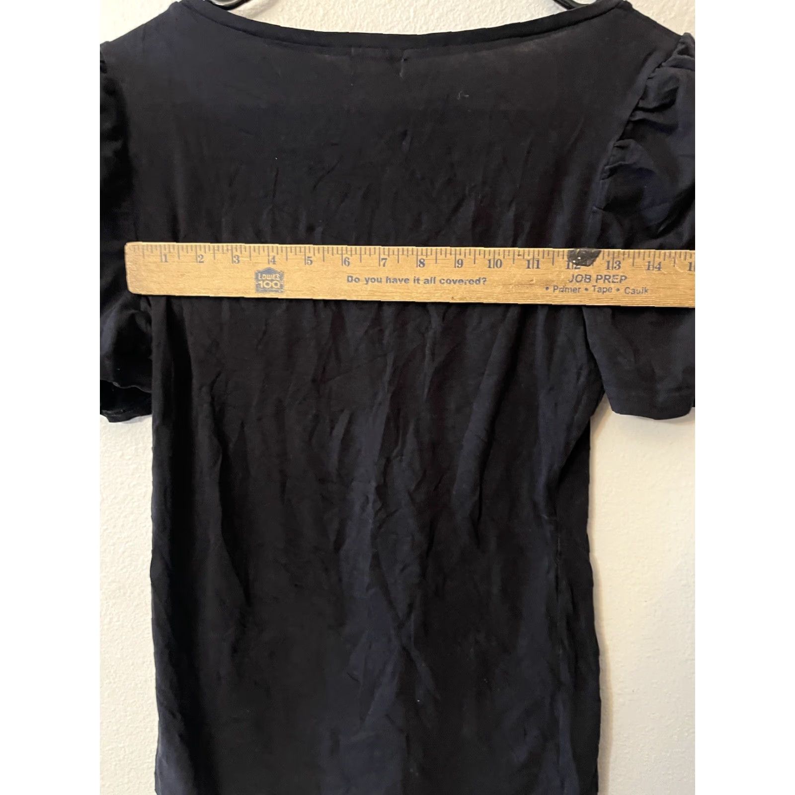 H&M VINTAGE H&M Cotton T-Shirt Women Small Black Solid Crew Neck Casual All Seasons Men's Size S / US 4 / IT 40 - 5 Thumbnail