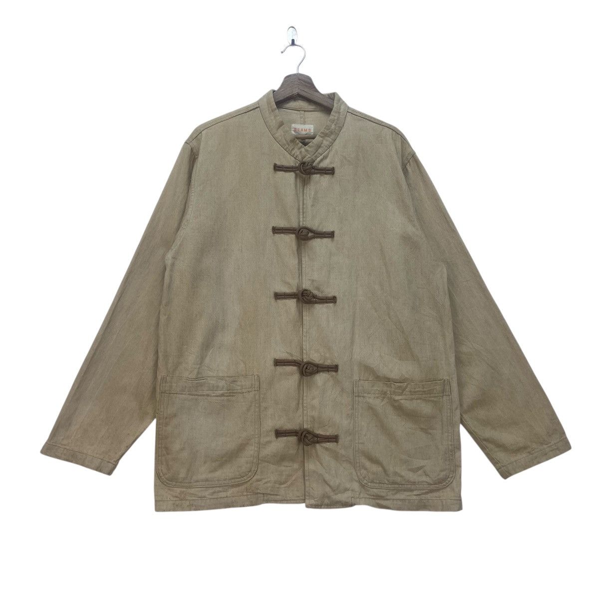 Beams Plus Vintage Beams Japanese Chinese Button Jacket Size US M / EU 48-50 / 2 - 2 Thumbnail