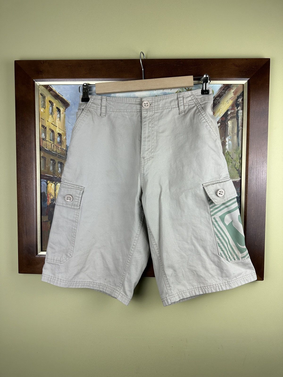 Vintage Vintage Animal cargo shorts jorts Size US 30 / EU 46 - 1 Thumbnail