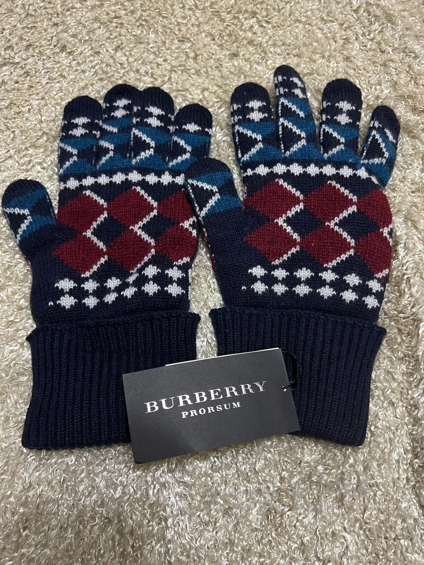 Burberry Prorsum Burberry Prorsum Men's Cashmere Gloves. Size ONE SIZE - 2 Thumbnail