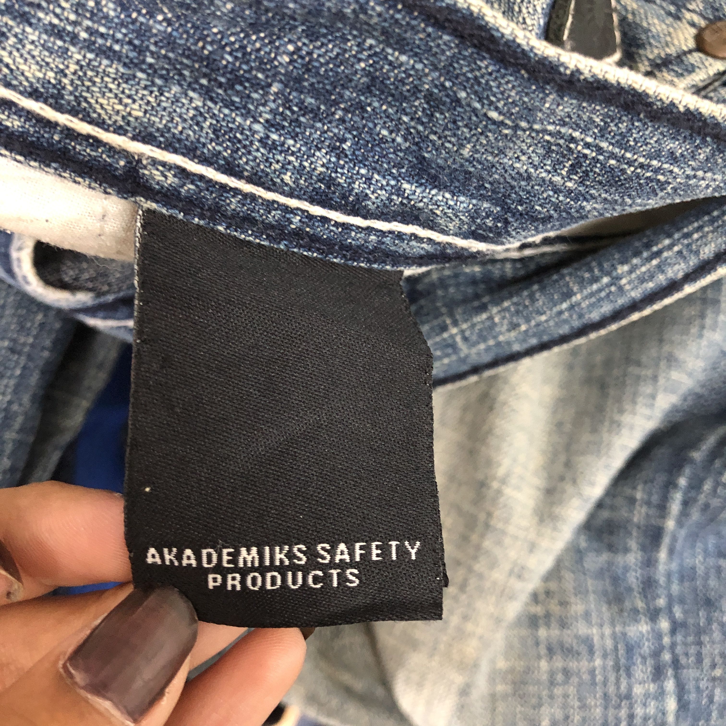 Akademiks Crazy Y2K/2000s Akademik Baggy Jeans Faded JNCO Skater Denim Size US 34 / EU 50 - 9 Thumbnail