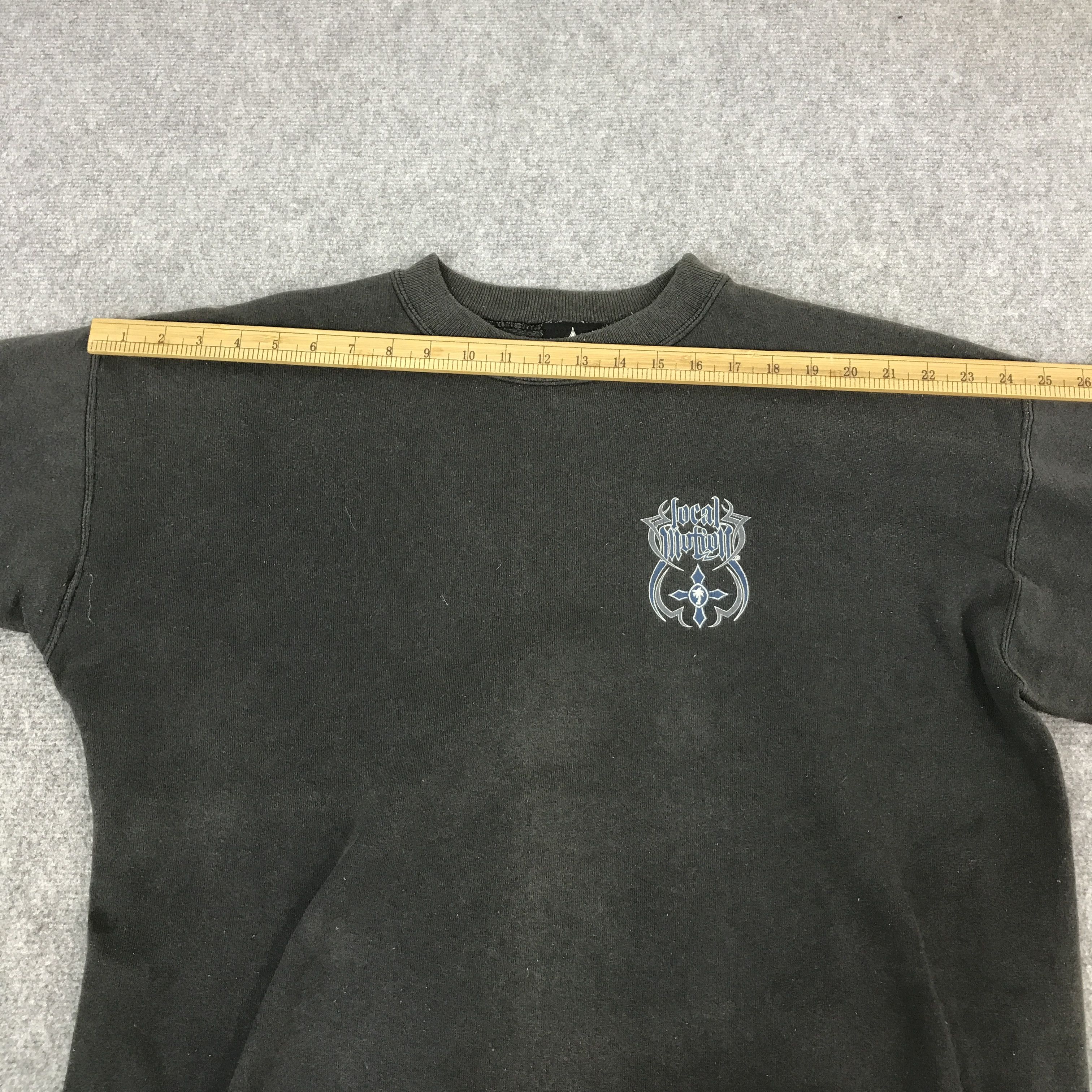 Vintage Locol Motion Gothic Black faded Style sweatshirts Size US L / EU 52-54 / 3 - 6 Thumbnail