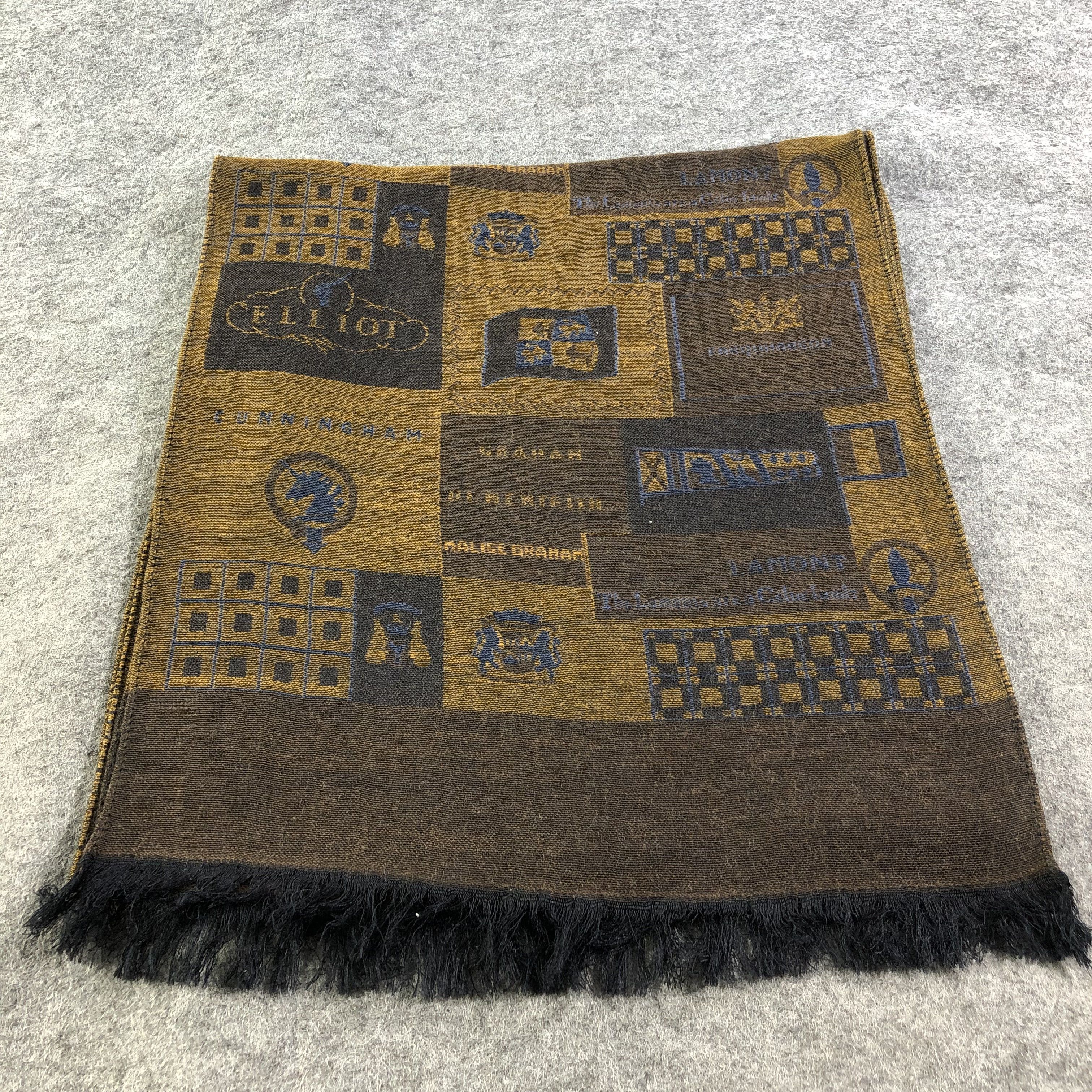 Elliott Elliot Wool Silk Scarf Muffler V1368 Size ONE SIZE - 2 Thumbnail