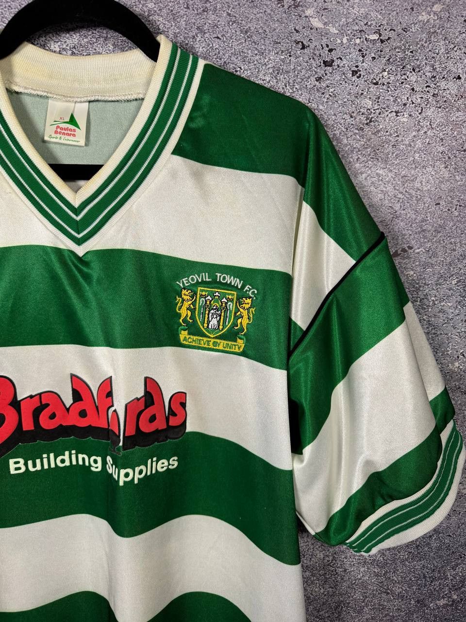Vintage Yeovil Town FC 2003/04 Paulas Benara Vintage Soccer Jersey Size US XL / EU 56 / 4 - 4 Thumbnail