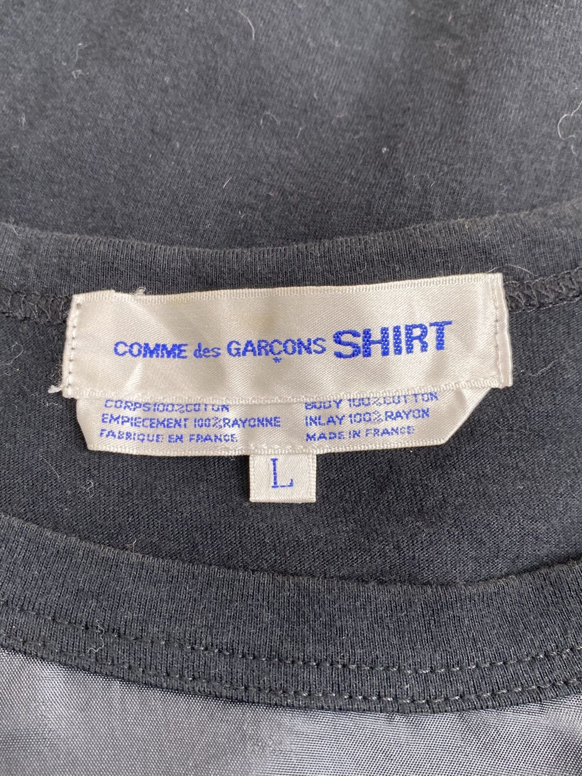 Comme des Garcons Vintage 1992 Comme des Garcons Shirt Inlay Shirt Size US L / EU 52-54 / 3 - 9 Thumbnail